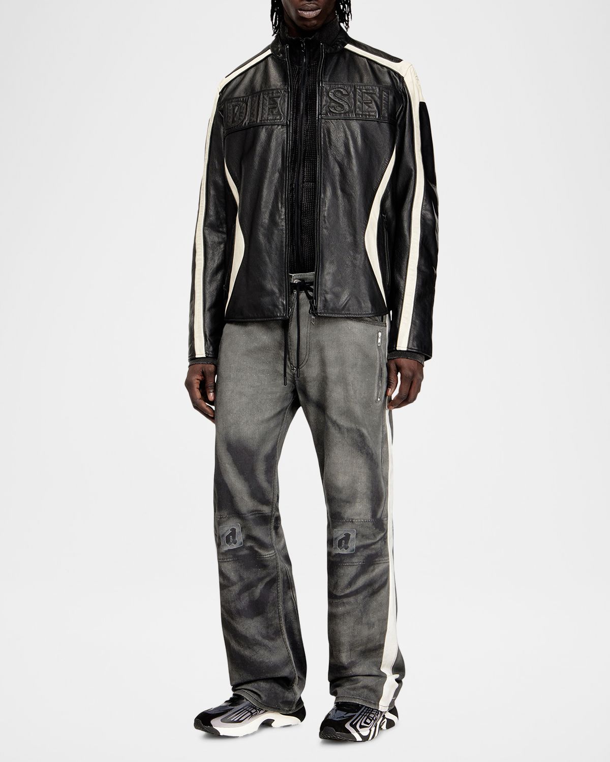 Diesel Men 's D-2080 d-reel Drawstring Straight-Leg Pants