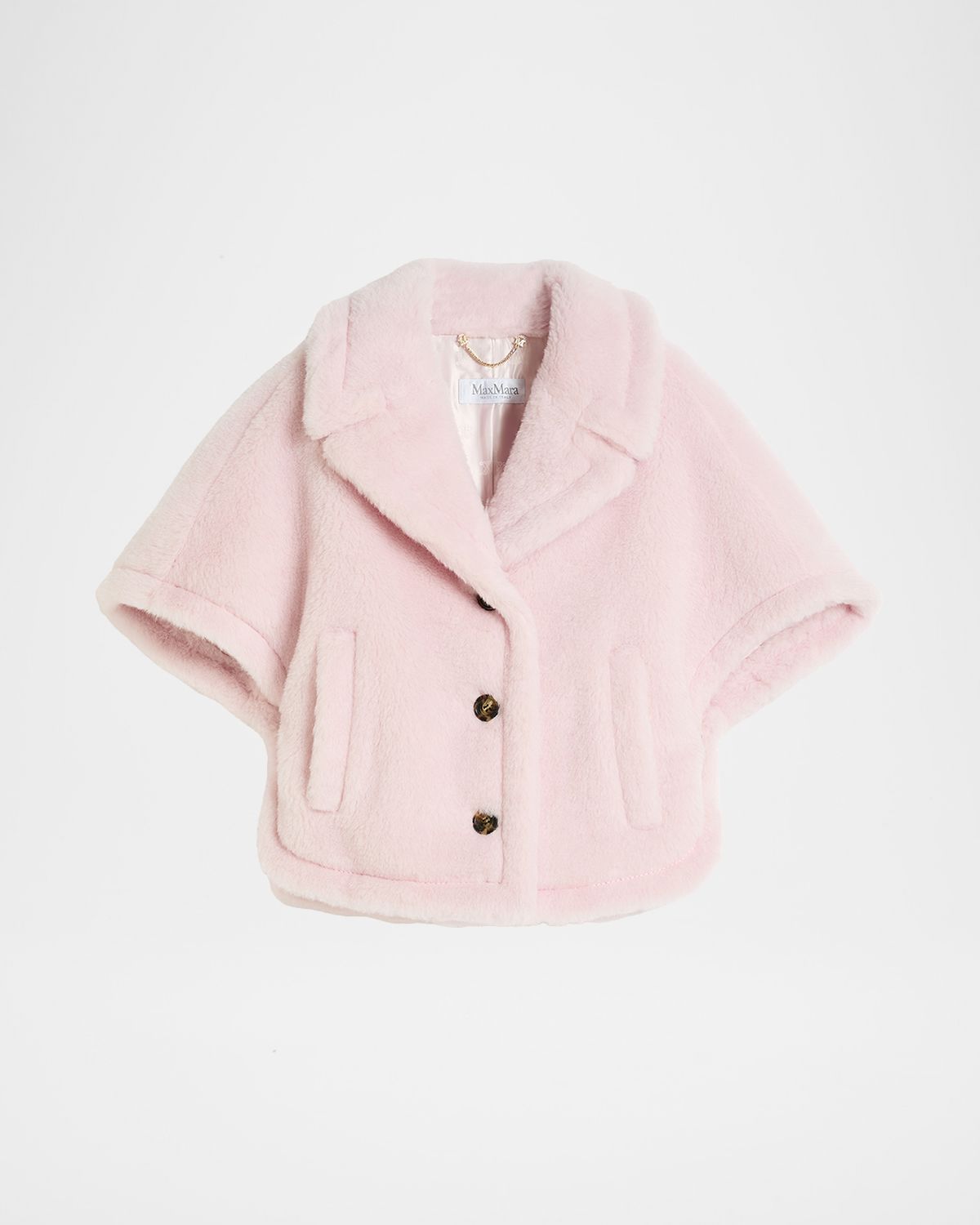 Max Mara Teddy Alpaca-Blend Cape