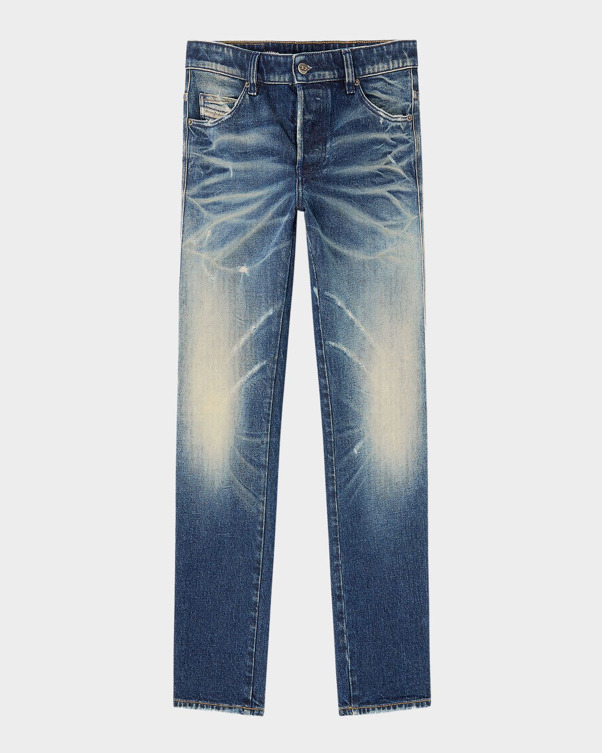 Diesel Men 's D-1993 d-vyl l32 DNA Wash Straight-Leg Jeans
