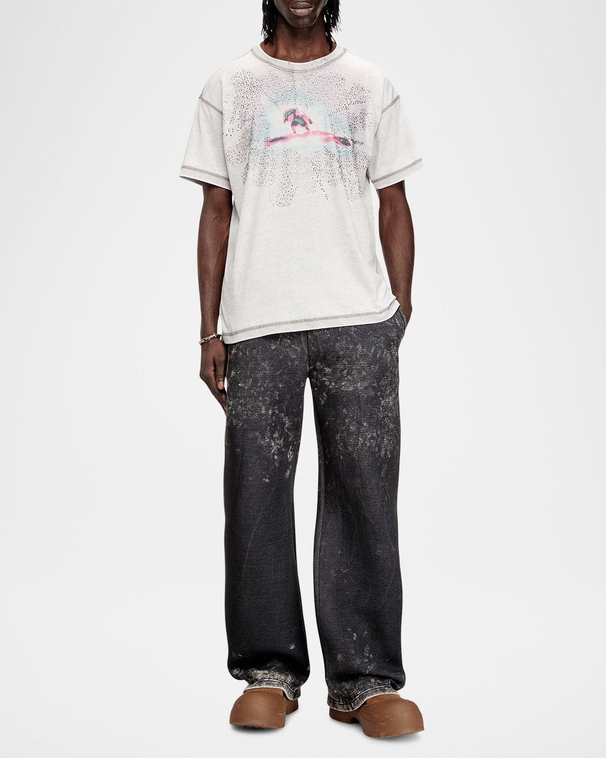 Diesel Men 's K-SS-t-norm-v6 Jersey T-Shirt