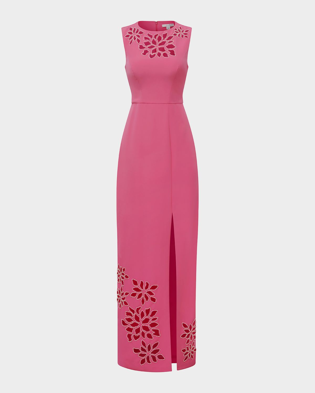 Kay Unger New York Indiana Silk Column Gown