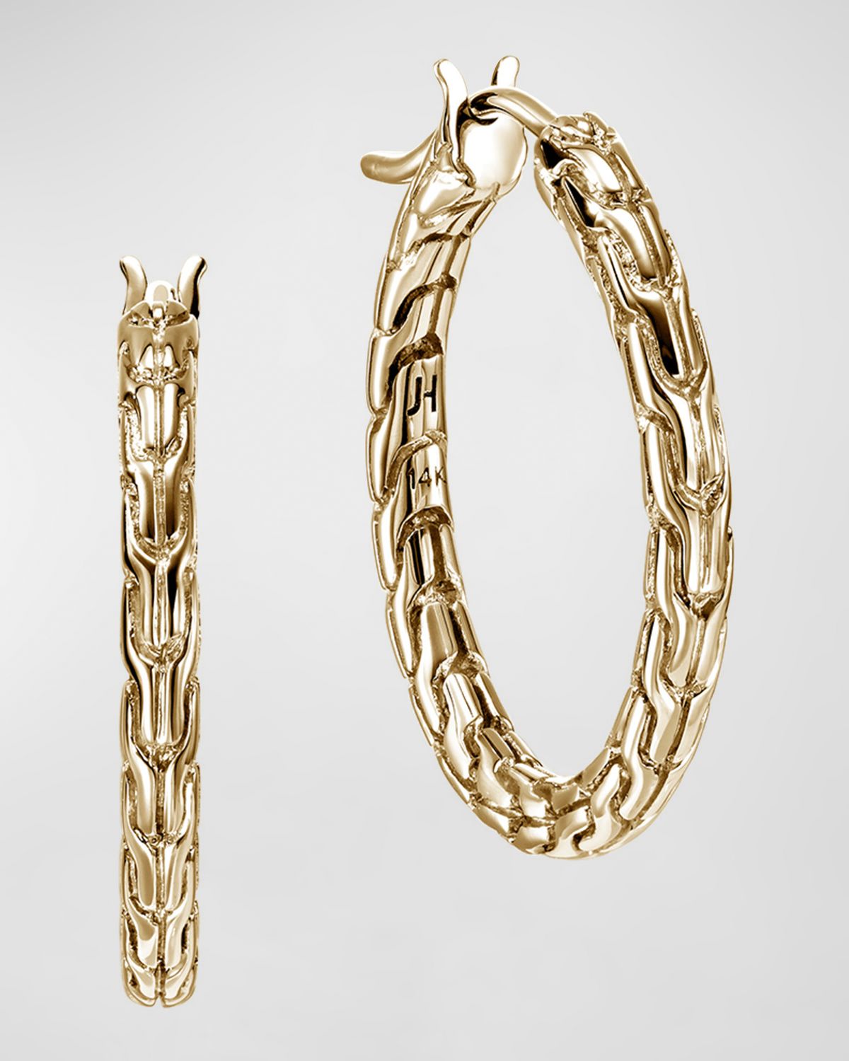 John Hardy JH Essential 14K Gold Hoop Earrings