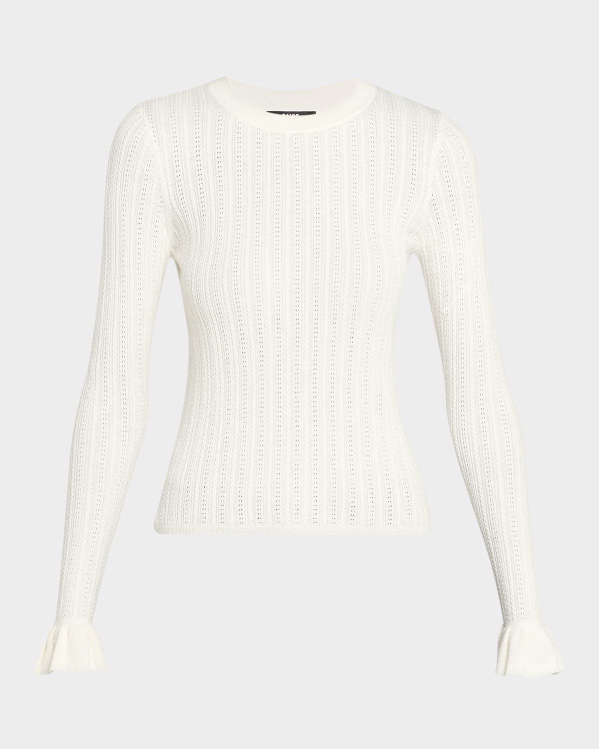 PAIGE Ophelia Pointelle-Knit Top