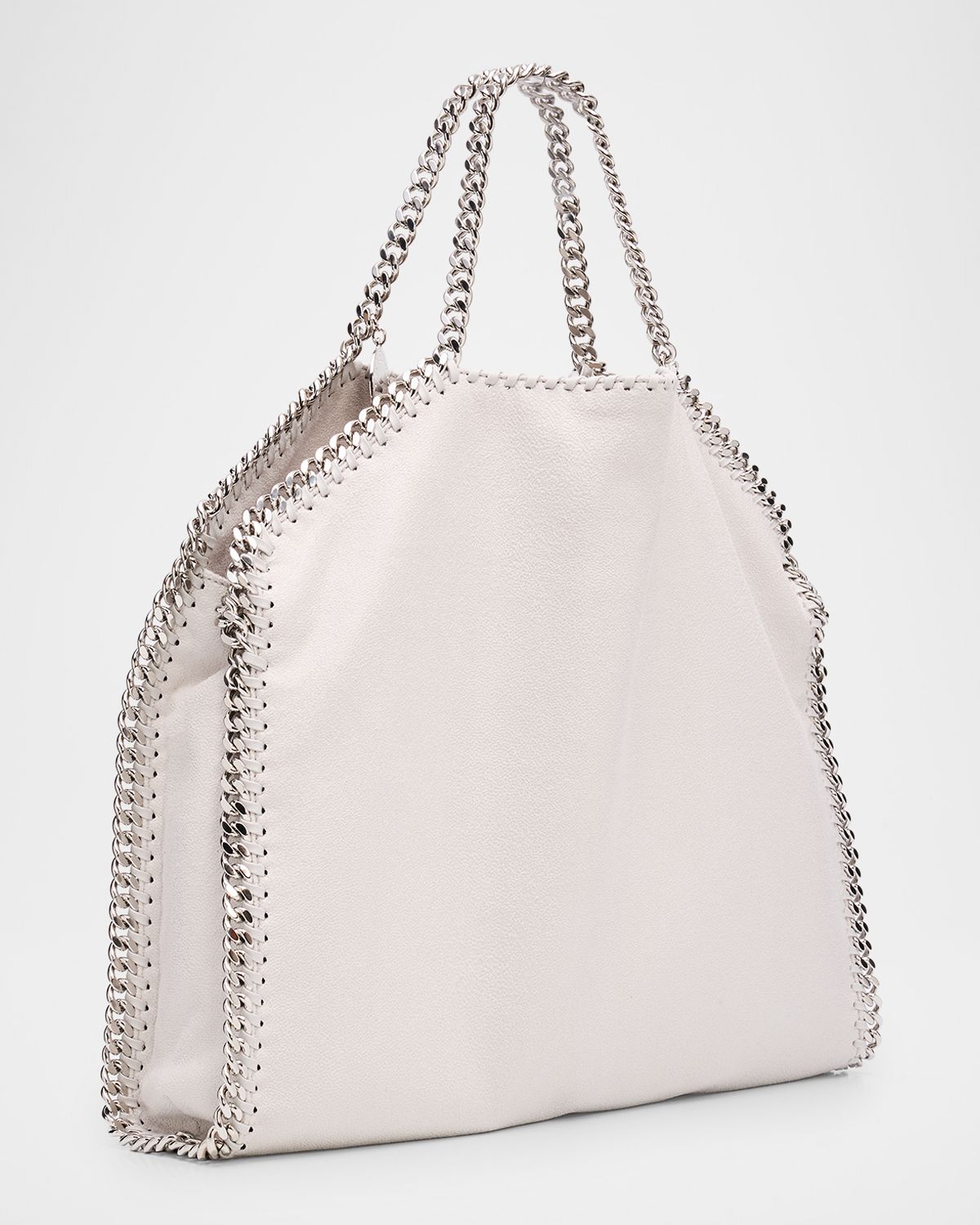 Stella McCartney Falabella Shaggy Deer 3-Chain Tote Bag with Silver Hardware