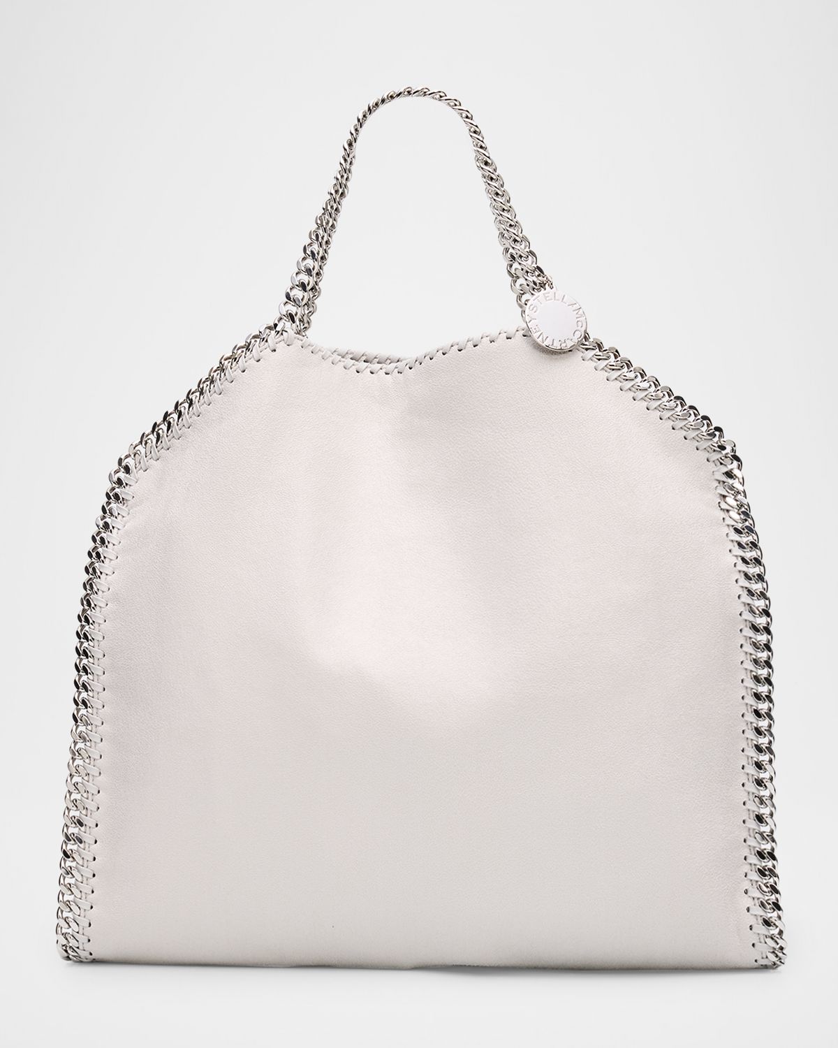 Stella McCartney Falabella Shaggy Deer 3-Chain Tote Bag with Silver Hardware