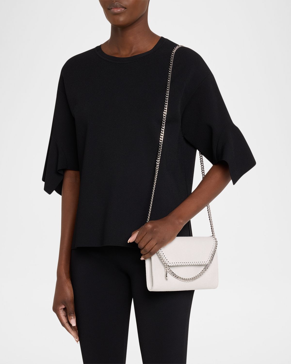 Stella McCartney Falabella Faux Leather Chain Clutch