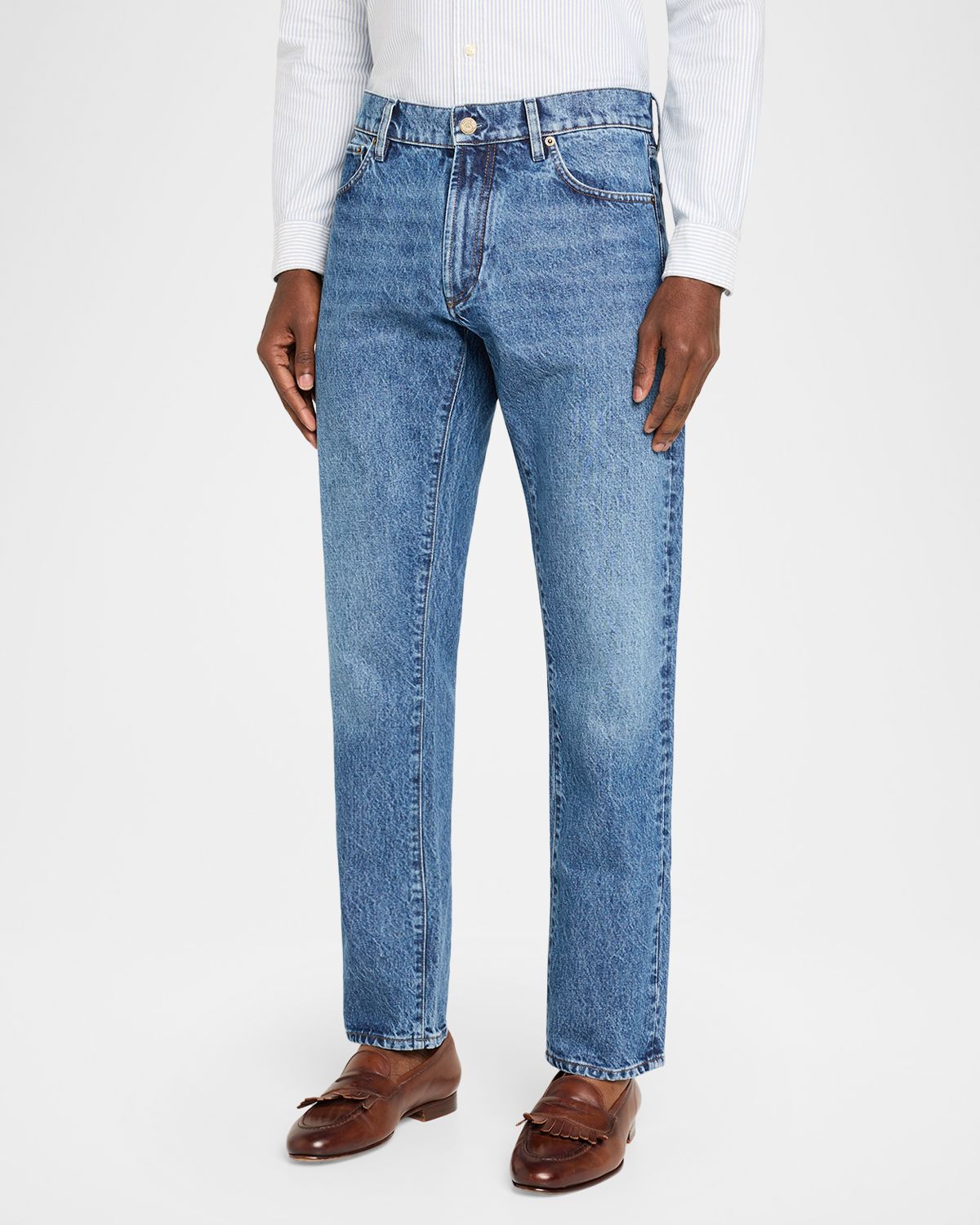 Ralph Lauren Purple Label Men 's Italian Denim Slim Fit Jeans | Thumbnail 4 Ralph Lauren Purple Label Men 's Italian Denim Slim Fit Jeans | Thumbnail 4