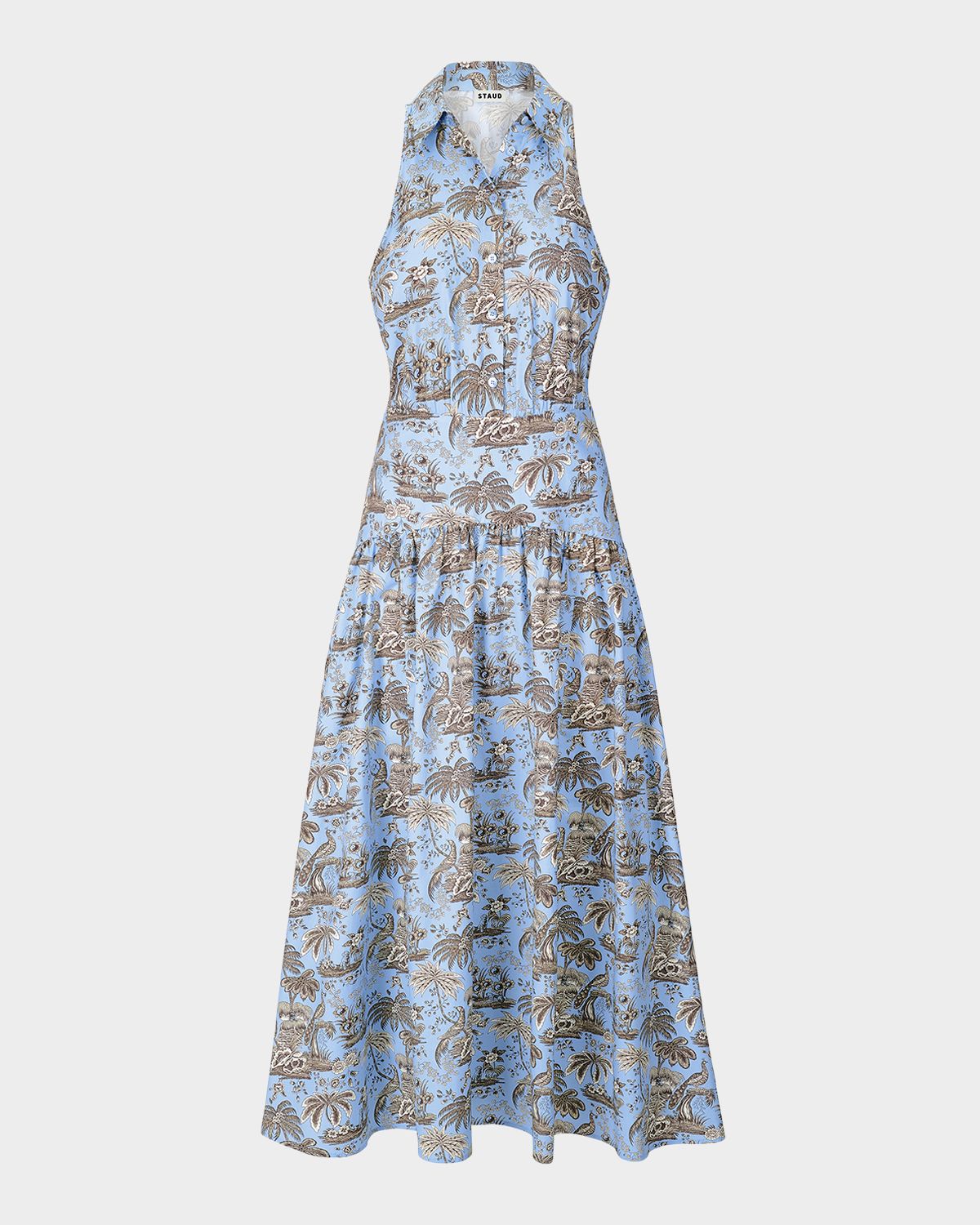 STAUD Romy Midi Dress