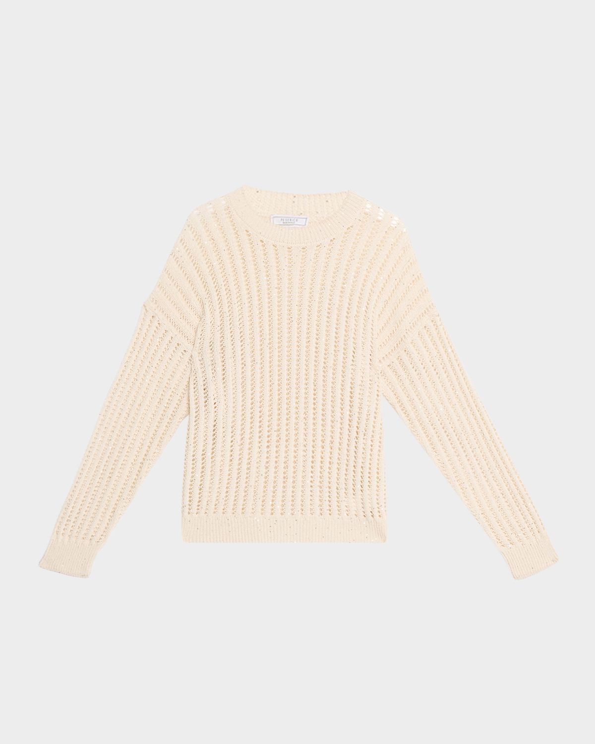 Peserico Sequined Cotton Cordonnet Sweater