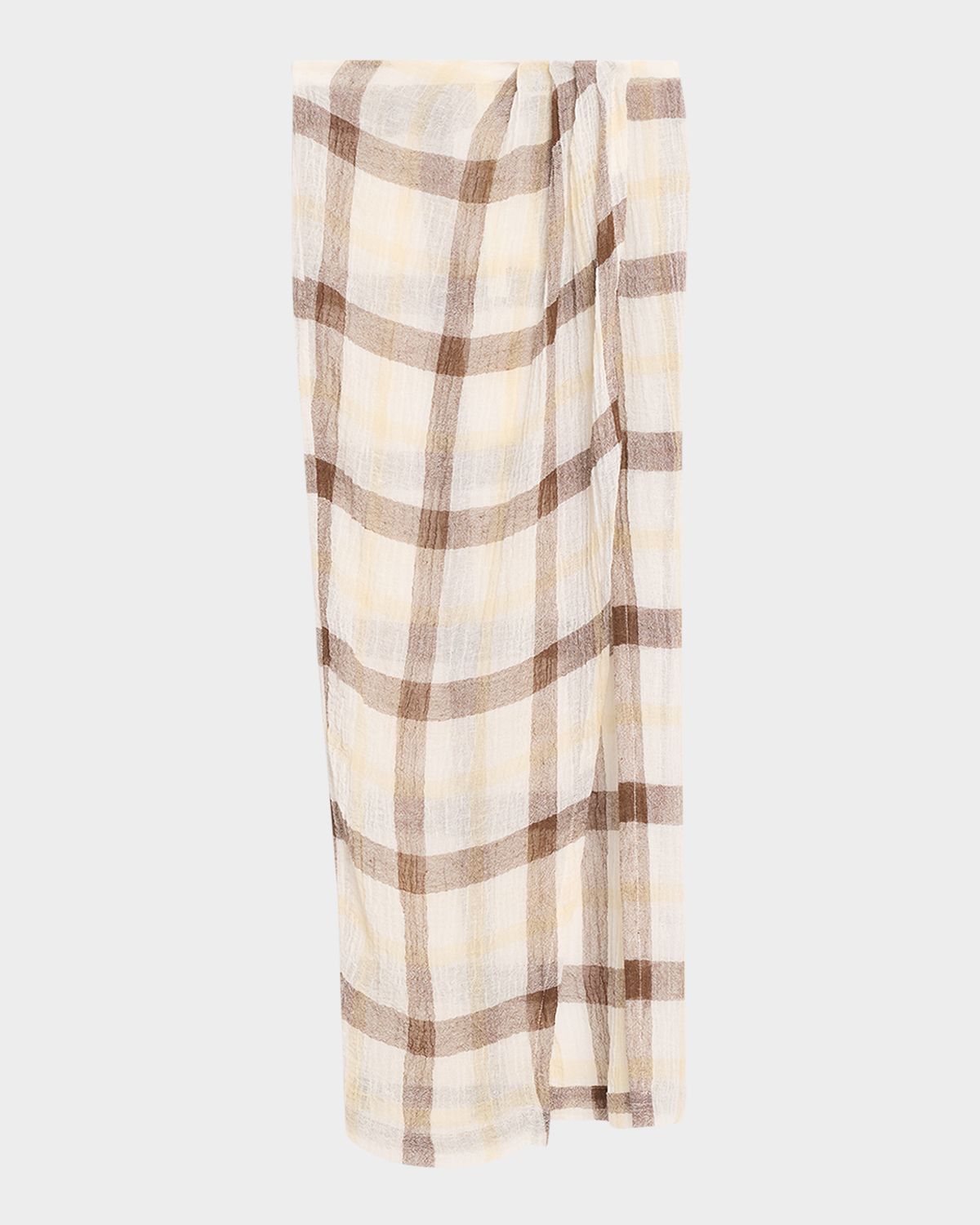 Lisa Marie Fernandez Plaid Sarong Maxi Skirt | Thumbnail 6 Lisa Marie Fernandez Plaid Sarong Maxi Skirt | Thumbnail 6