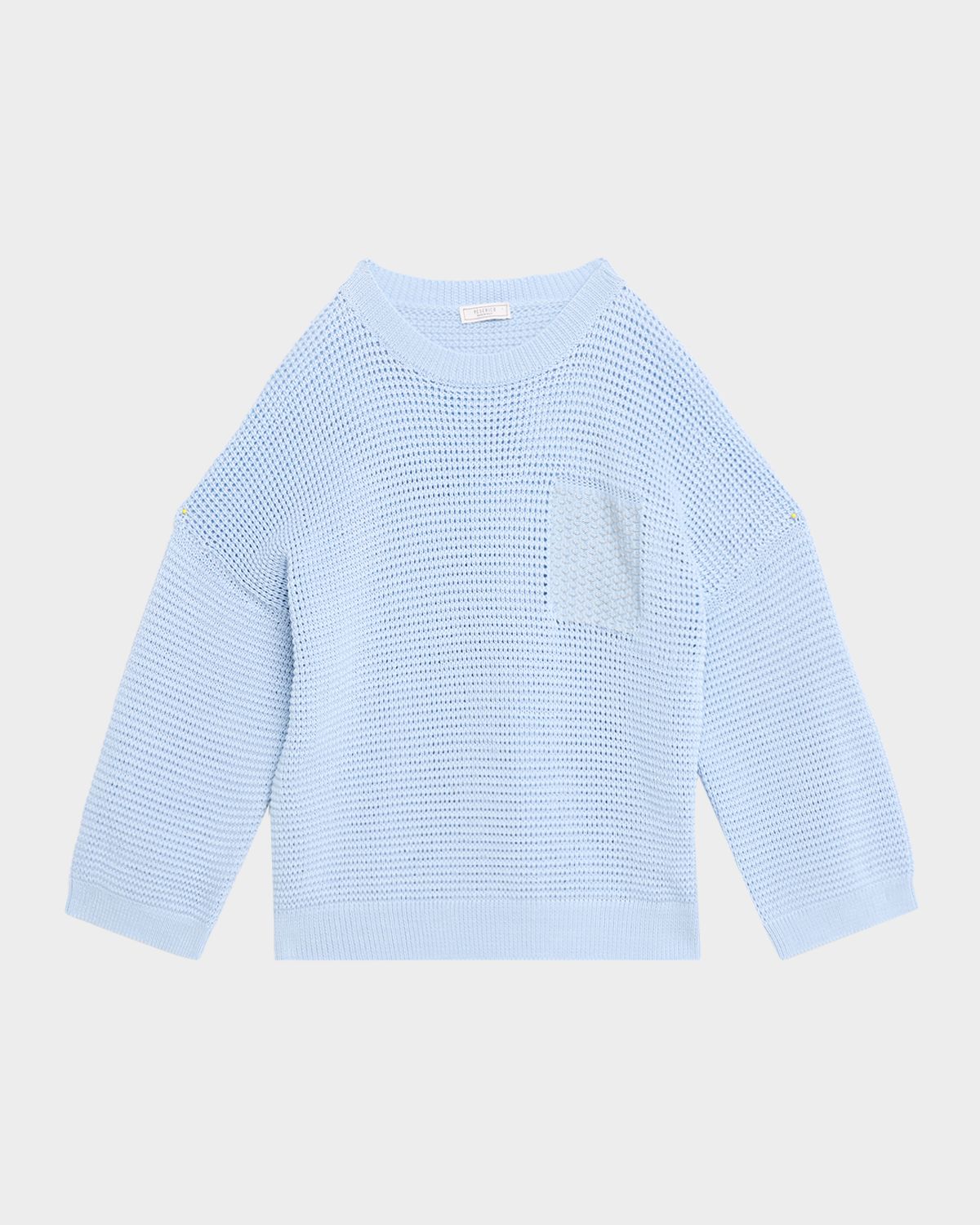 Peserico Openwork Stitched Pure Cotton Yarn Sweater