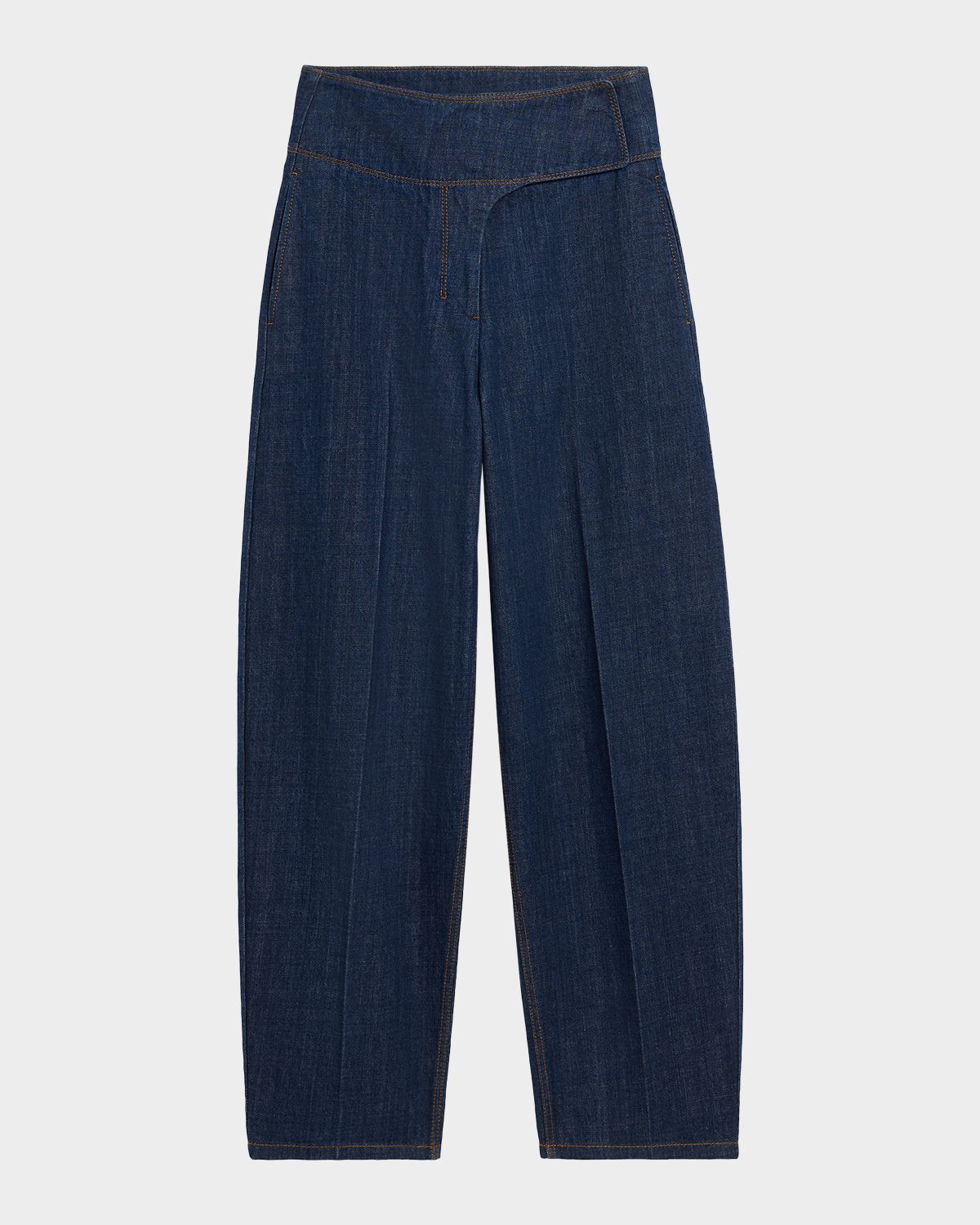 Ami Paris Wrapped Belted Barrel-Leg Jeans | Thumbnail 7 Ami Paris Wrapped Belted Barrel-Leg Jeans | Thumbnail 7