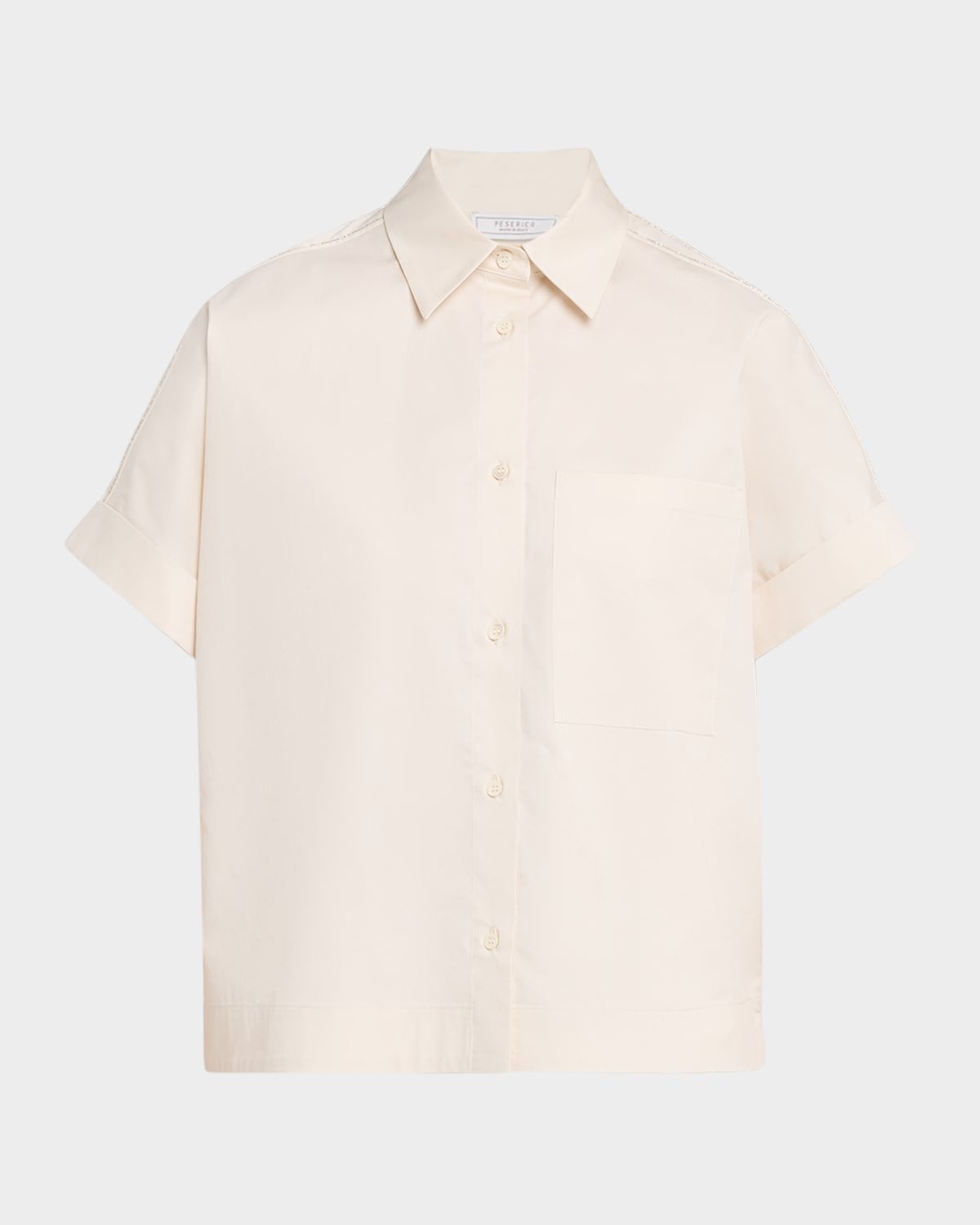 Peserico Stretch Cotton Sateen Shirt