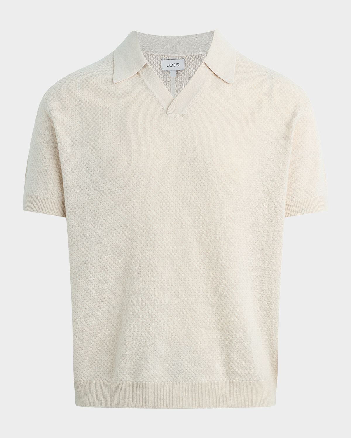 Joe 's Jeans Men 's Cotton Knit Short-Sleeve Polo Sweater