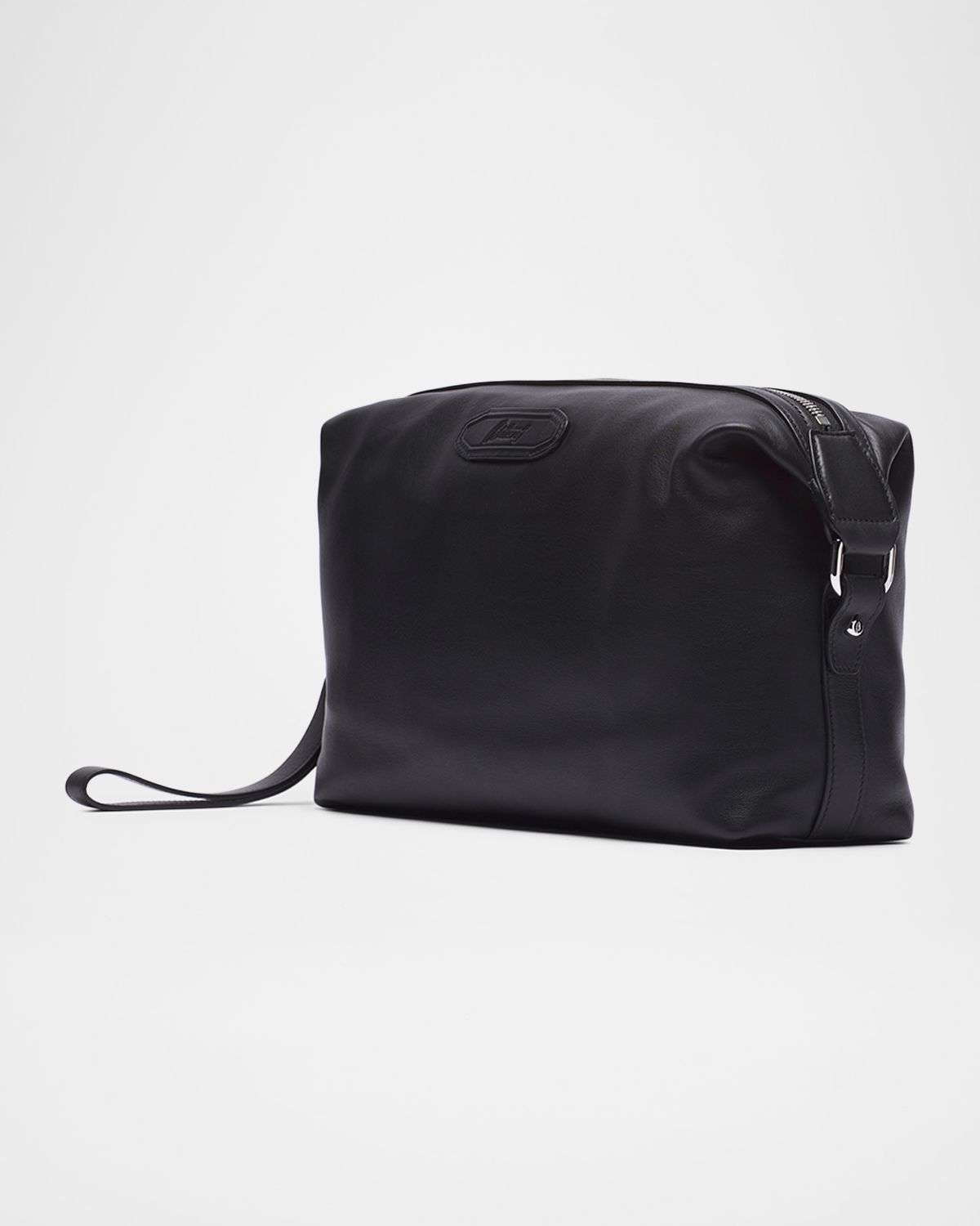 Brioni Men 's The Pouch Leather Wristlet Bag