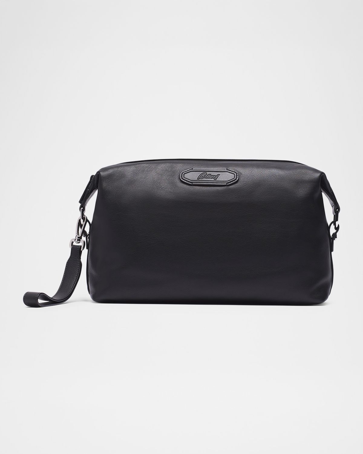 Brioni Men 's The Pouch Leather Wristlet Bag