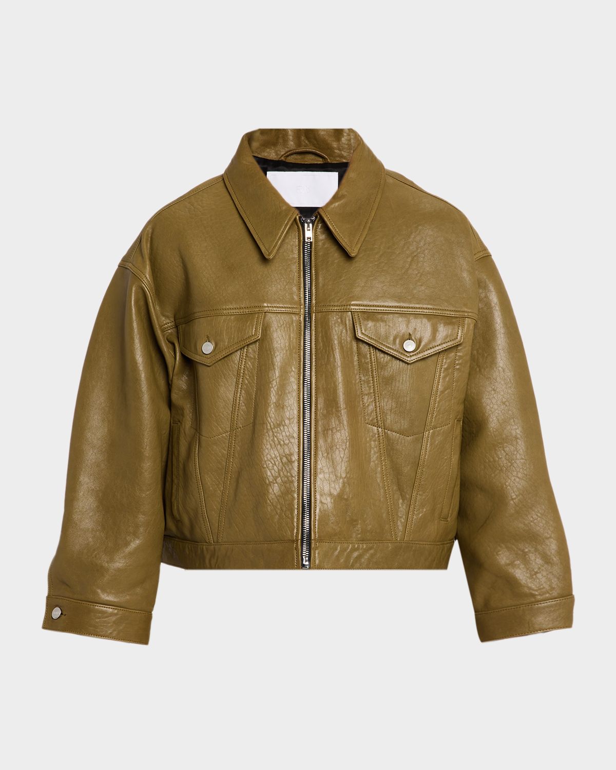 EZR en 's Leather Trucker Jacket