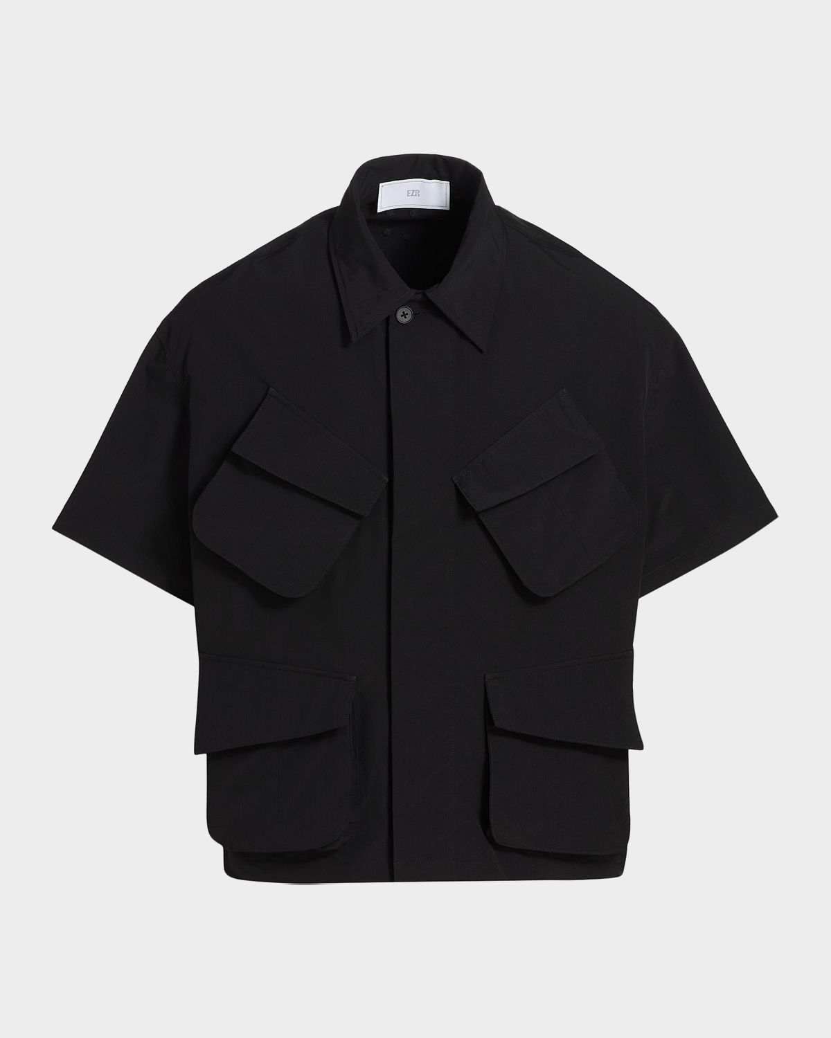 EZR en 's Nylon Ripstop Cargo Pocket Shirt