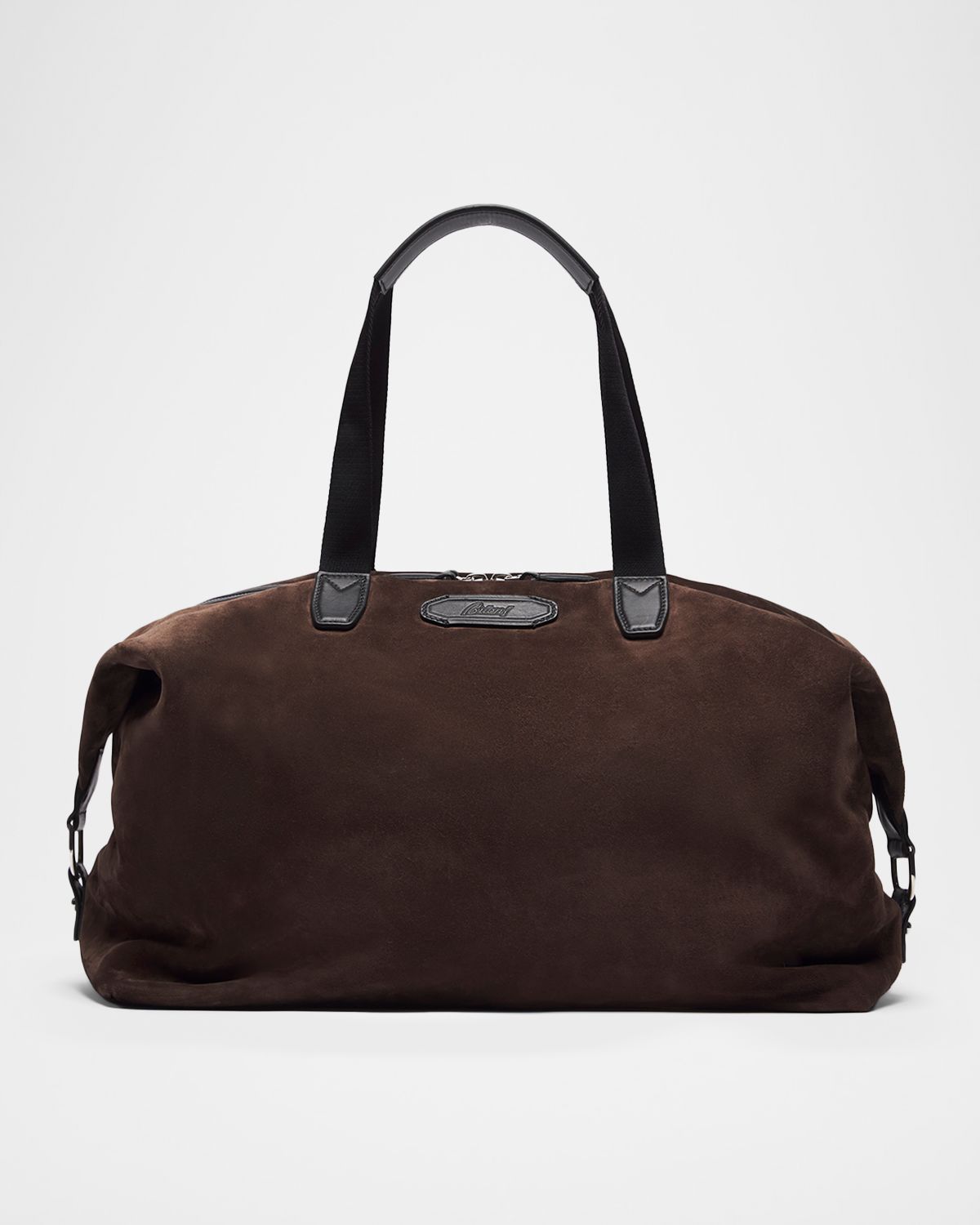 Brioni Men 's Calfskin Suede Duffle Bag