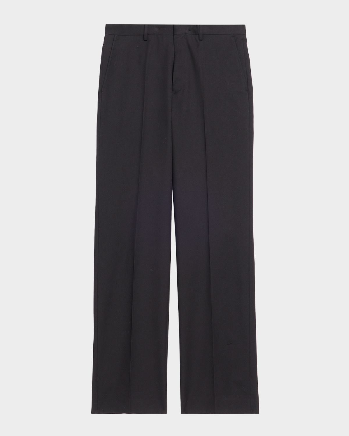 Dries Van Noten Men 's Panvel Straight-Leg Cotton-Wool Pants