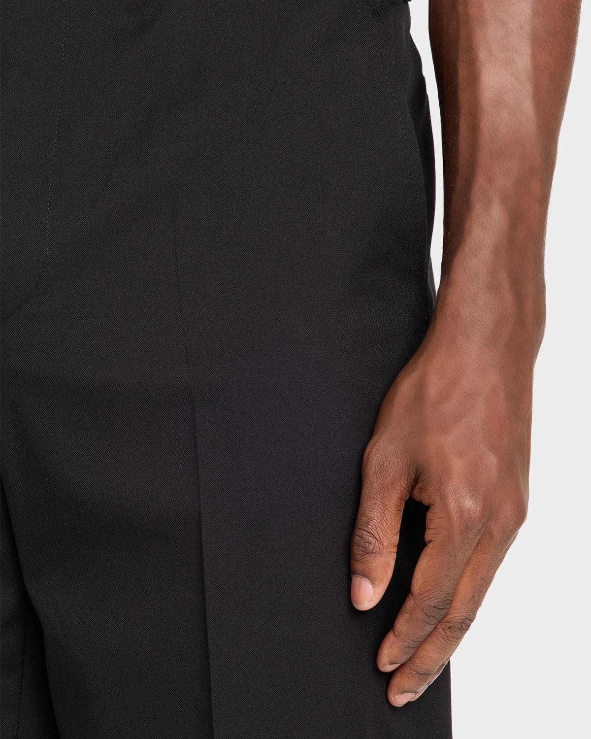 Dries Van Noten Men 's Panvel Straight-Leg Cotton-Wool Pants | Thumbnail 5 Dries Van Noten Men 's Panvel Straight-Leg Cotton-Wool Pants | Thumbnail 5