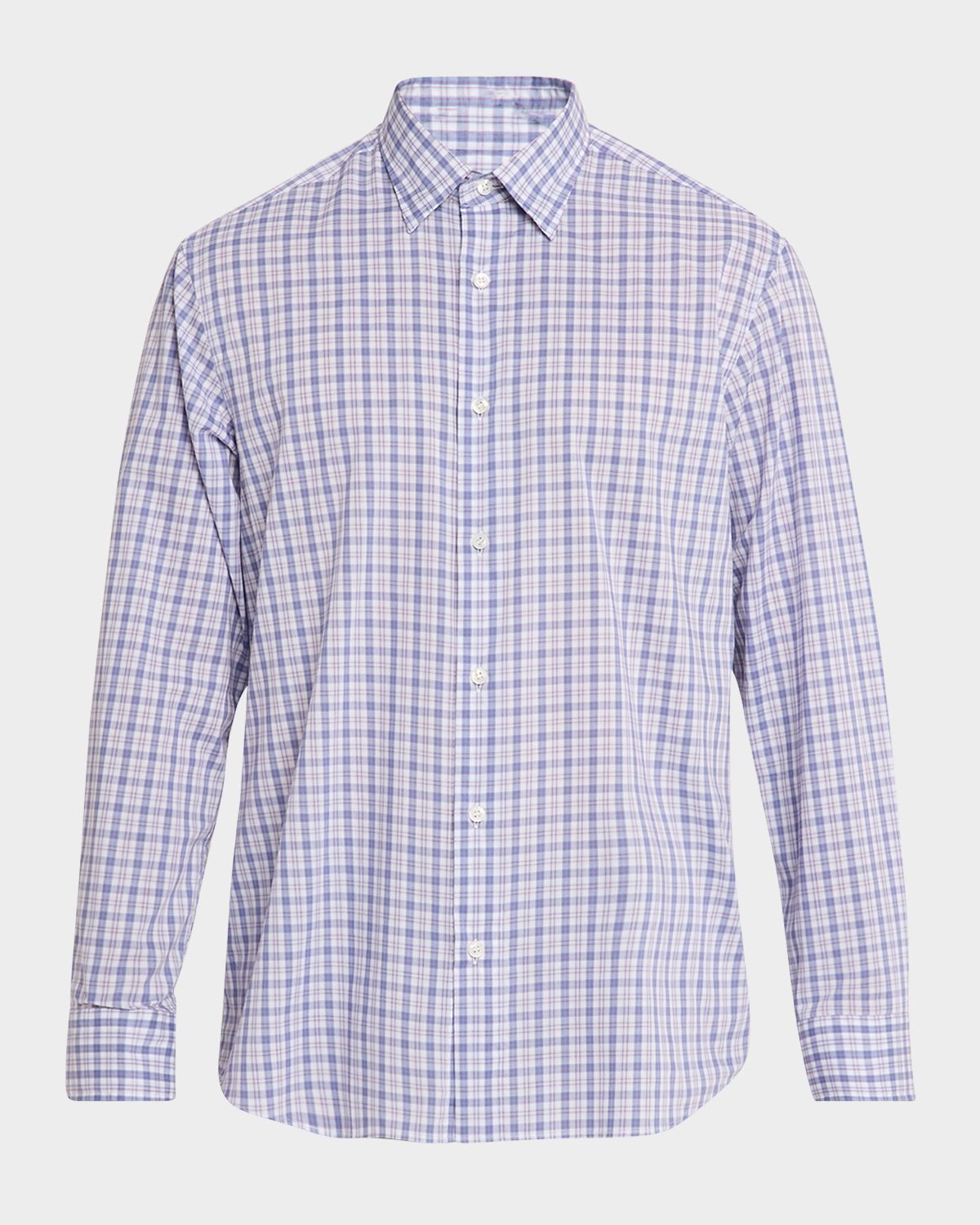 Brioni Men 's Plaid Cotton Sport Shirt | Thumbnail 6 Brioni Men 's Plaid Cotton Sport Shirt | Thumbnail 6