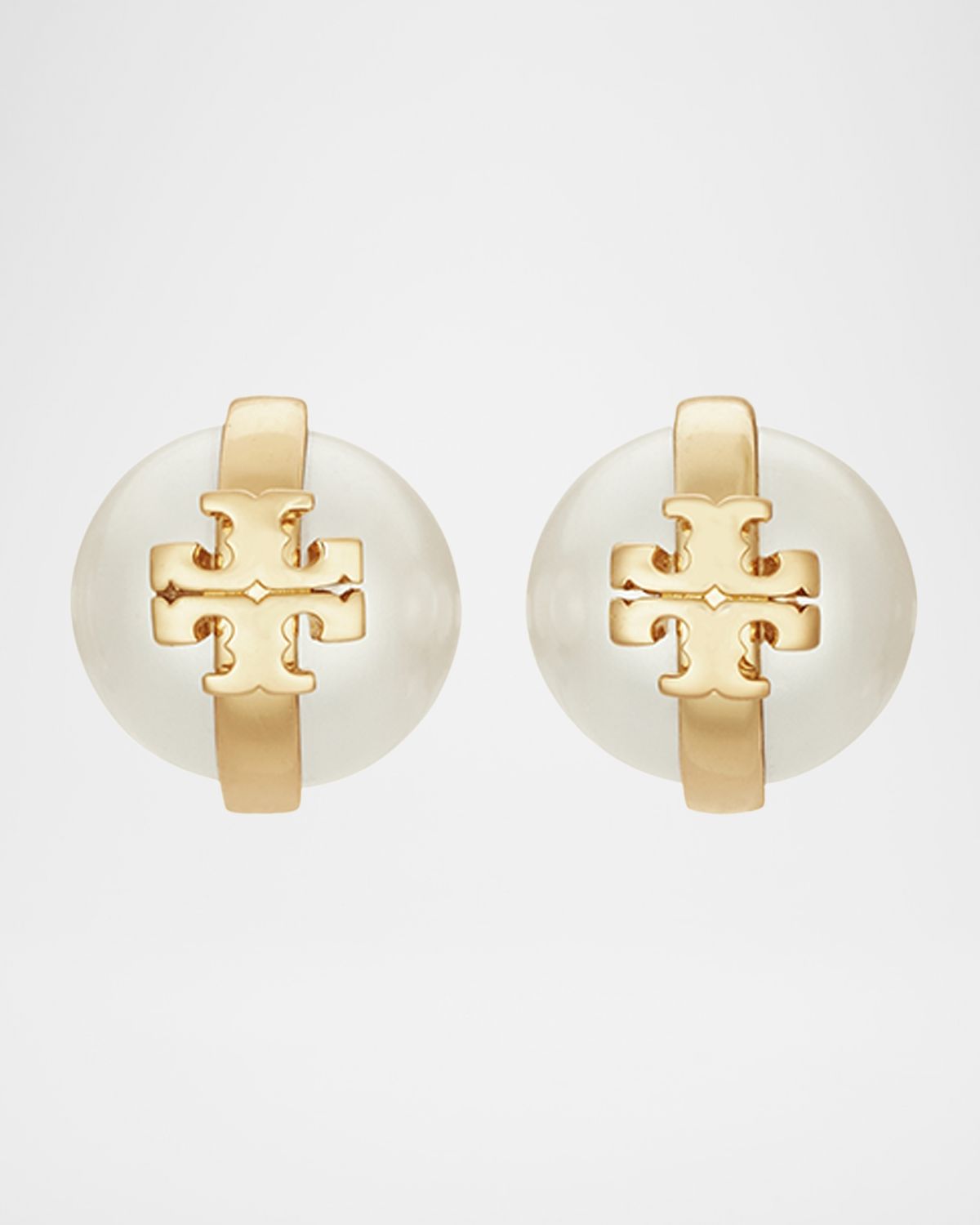 Tory Burch Moondance Pearl Stud Earrings