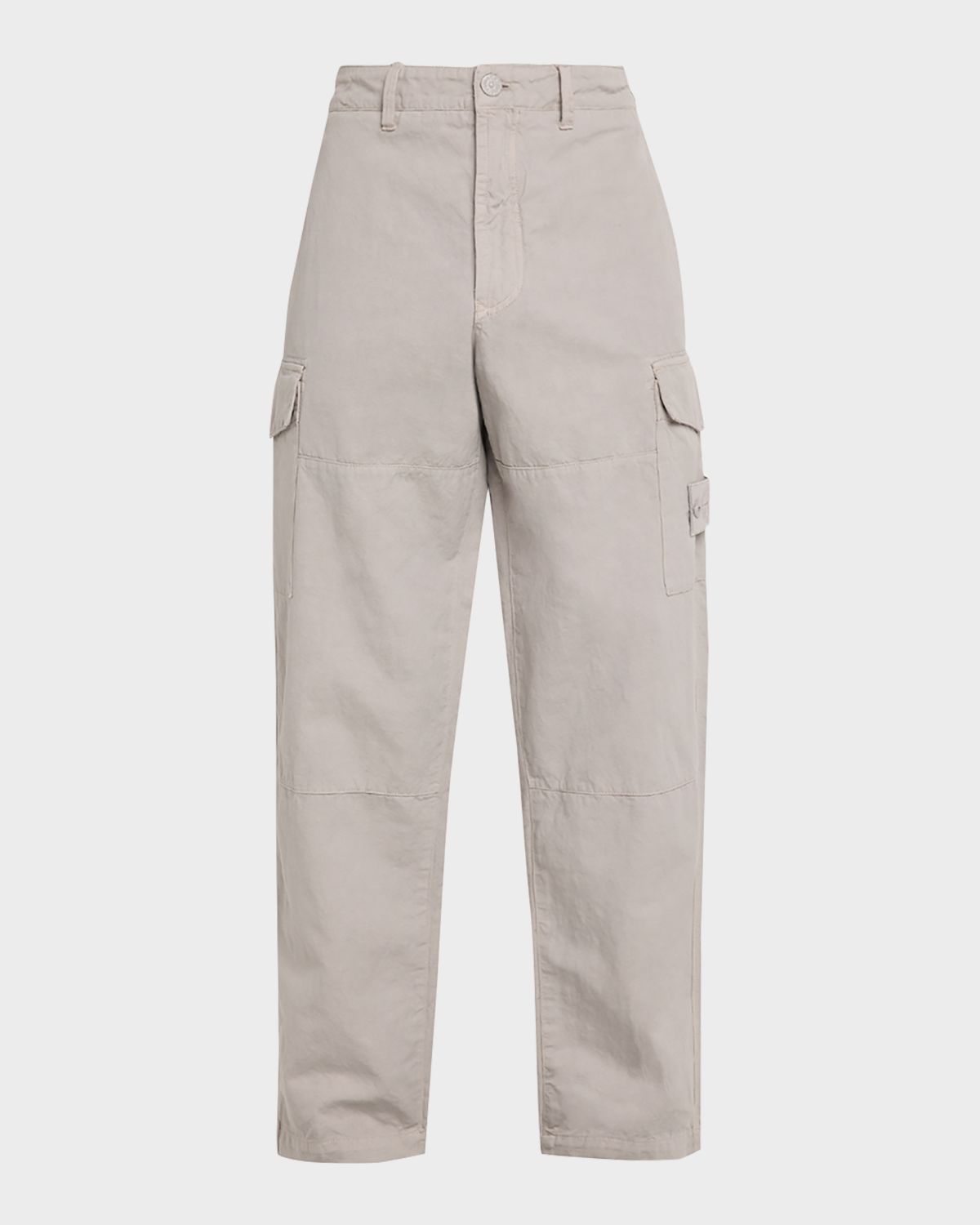Stone Island Men 's Cotton and Linen Cargo Pants | Thumbnail 6