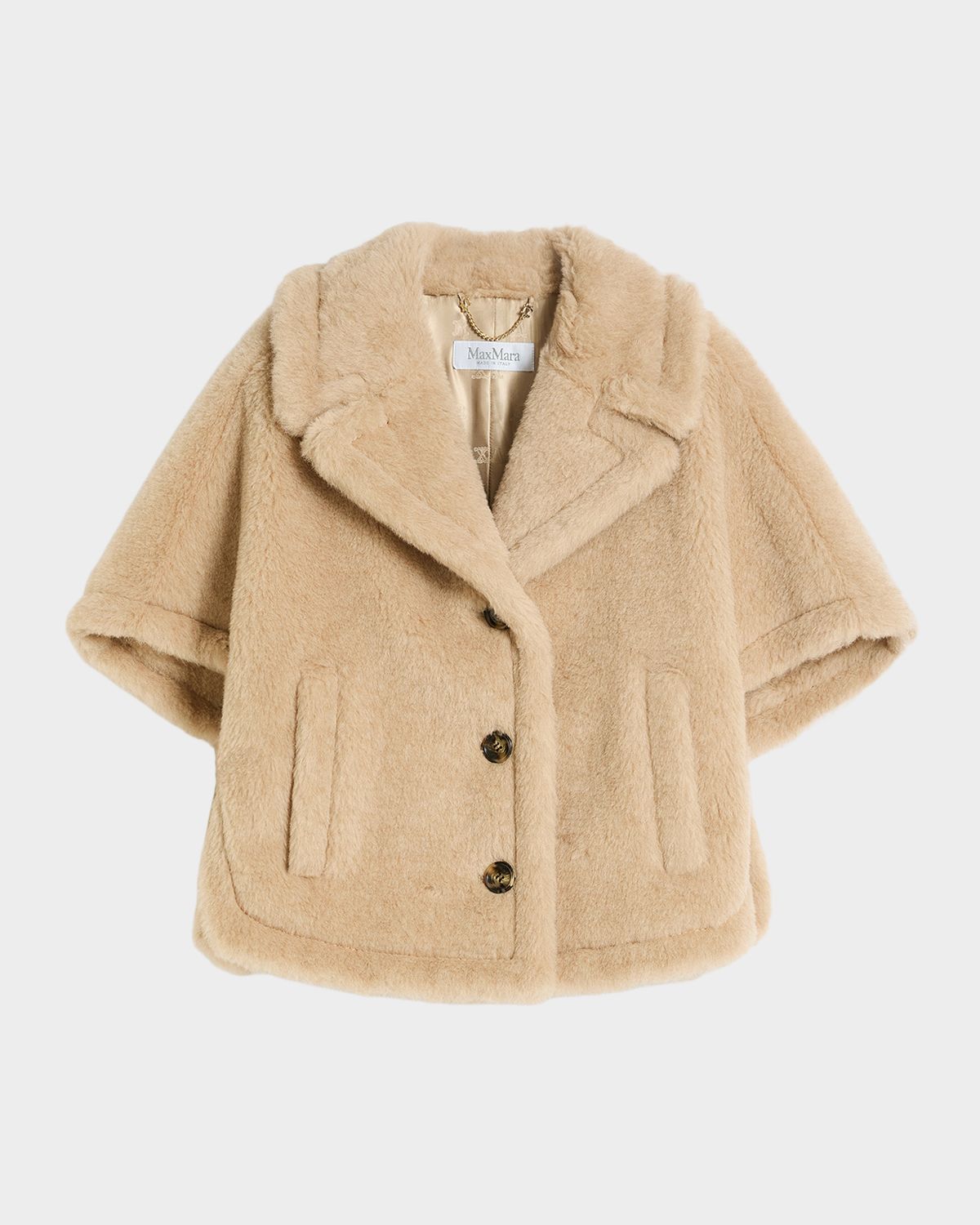 Max Mara Teddy Wool Cape
