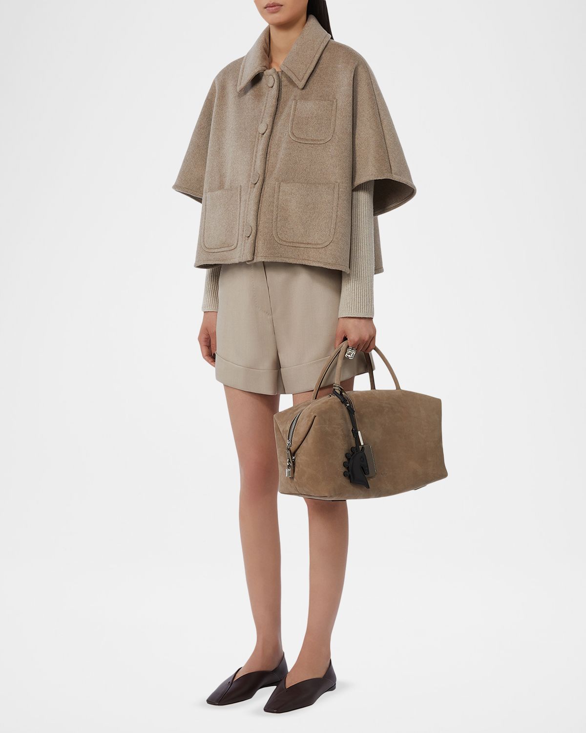 Max Mara Short Cashmere Cape