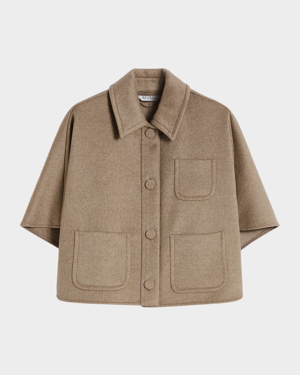 Max Mara Short Cashmere Cape