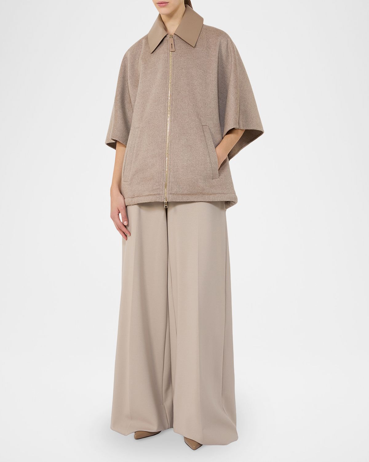 Max Mara Cashmere Zibeline Cape
