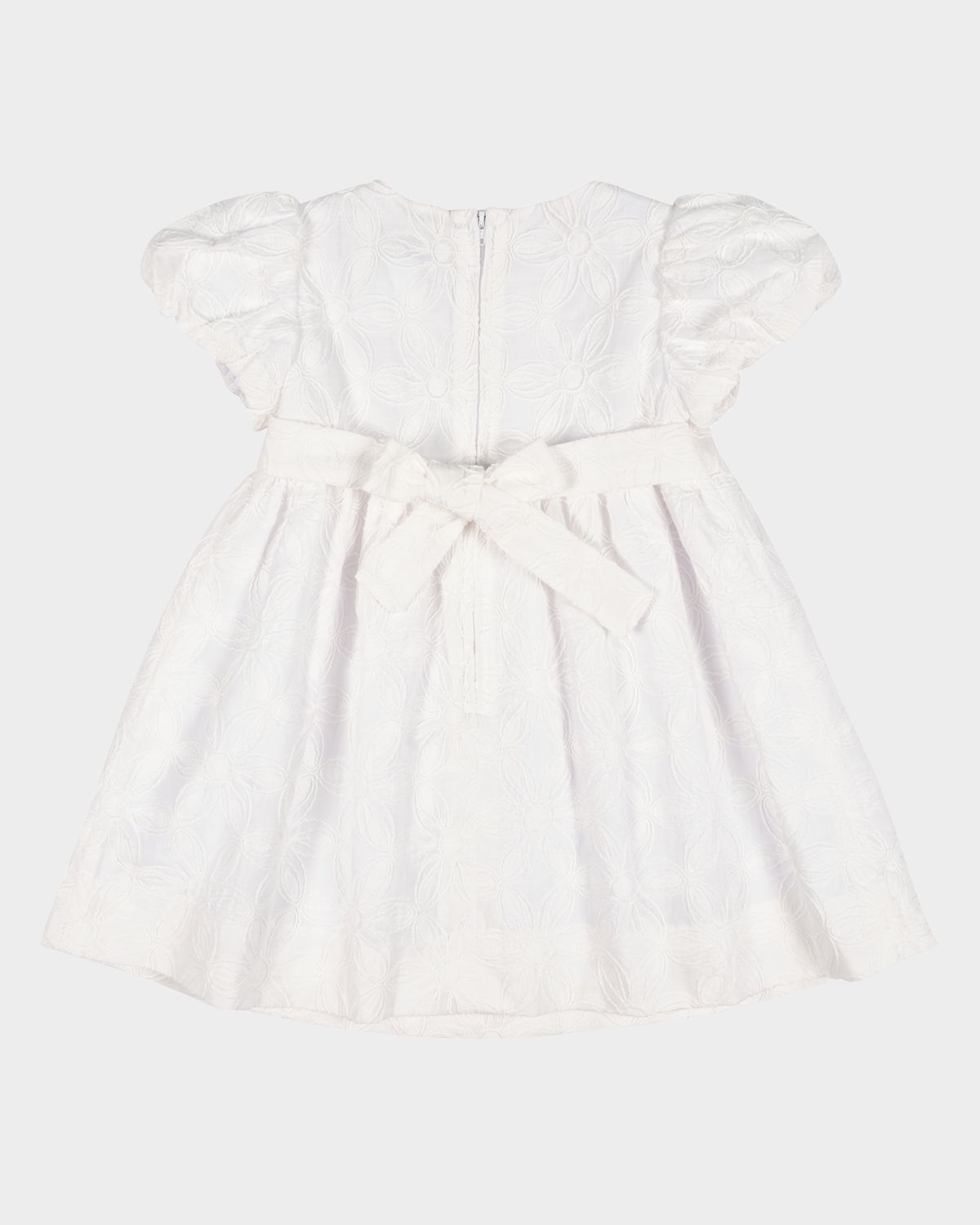 Florence Eiseman Girl 's Embroidered Floral Cotton Poplin Dress, Size 3T-