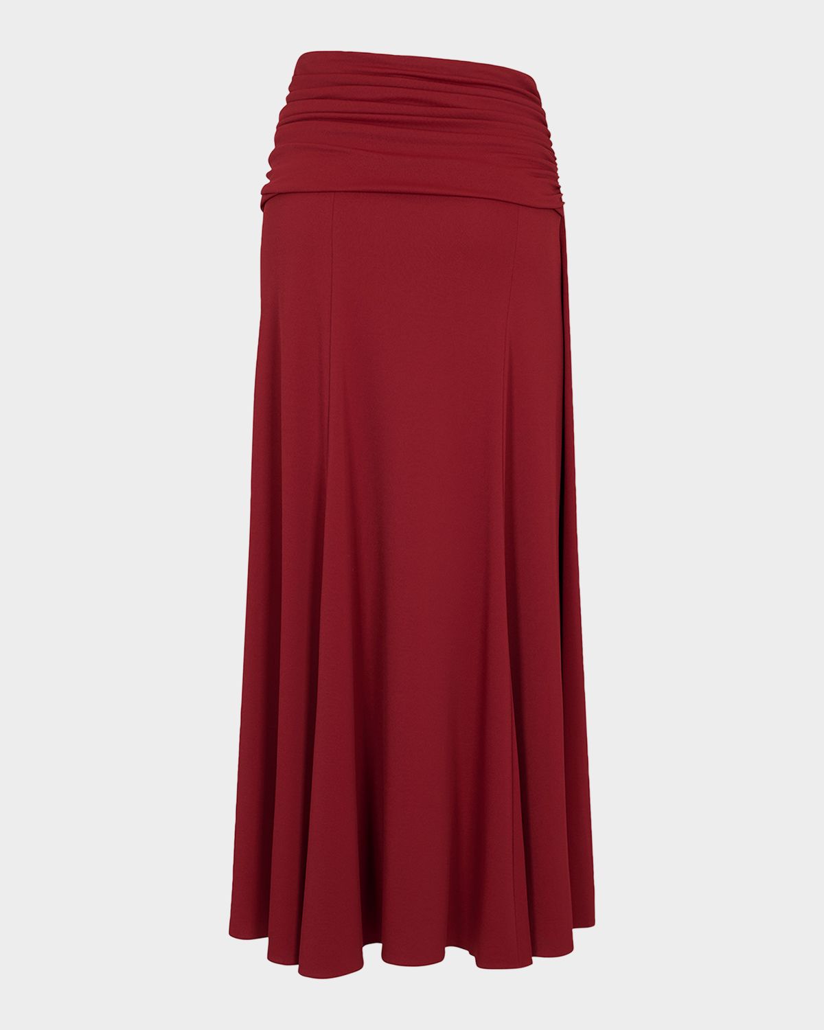 Rabanne Side Ruched Maxi Skirt