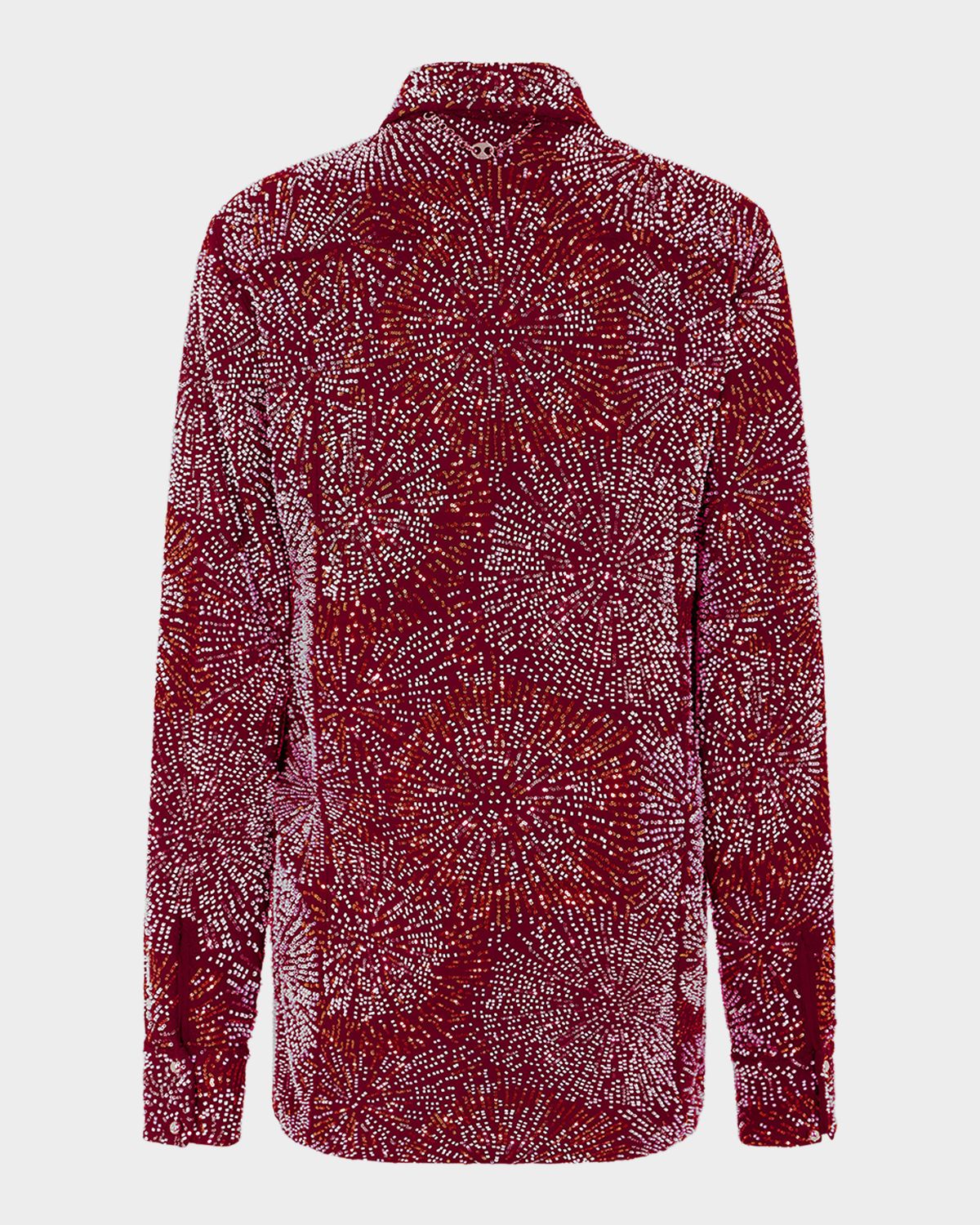 Rabanne Firework Embroidered Button-Down Shirt | Thumbnail 3 Rabanne Firework Embroidered Button-Down Shirt | Thumbnail 3