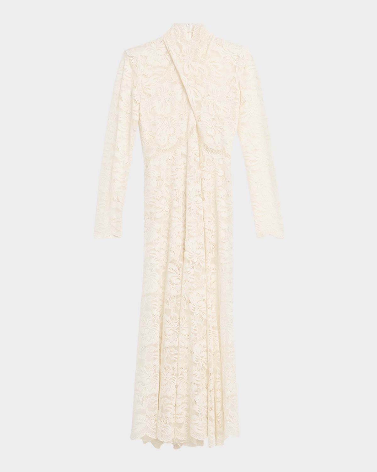 Rabanne Layered Lace Maxi Dress