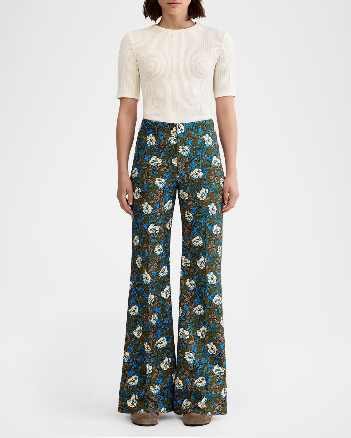 Smythe Floral Classic Pants