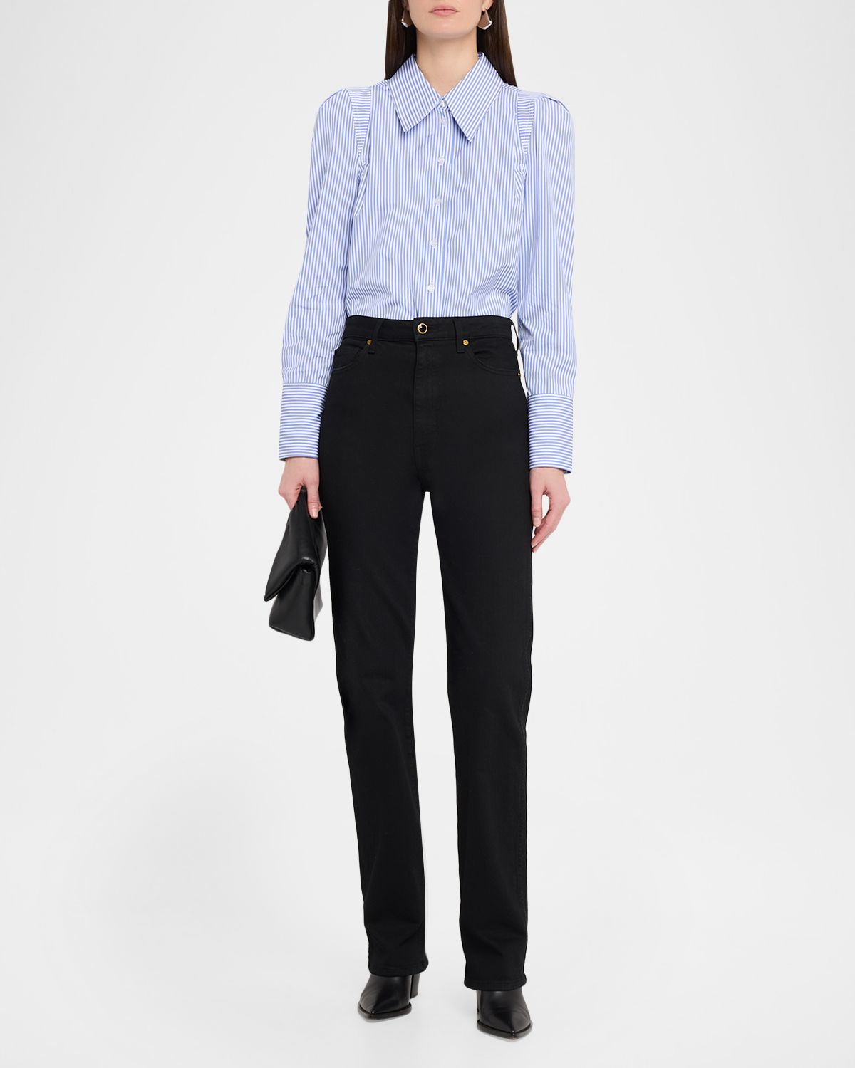 Smythe Striped Box Pleat Shirt