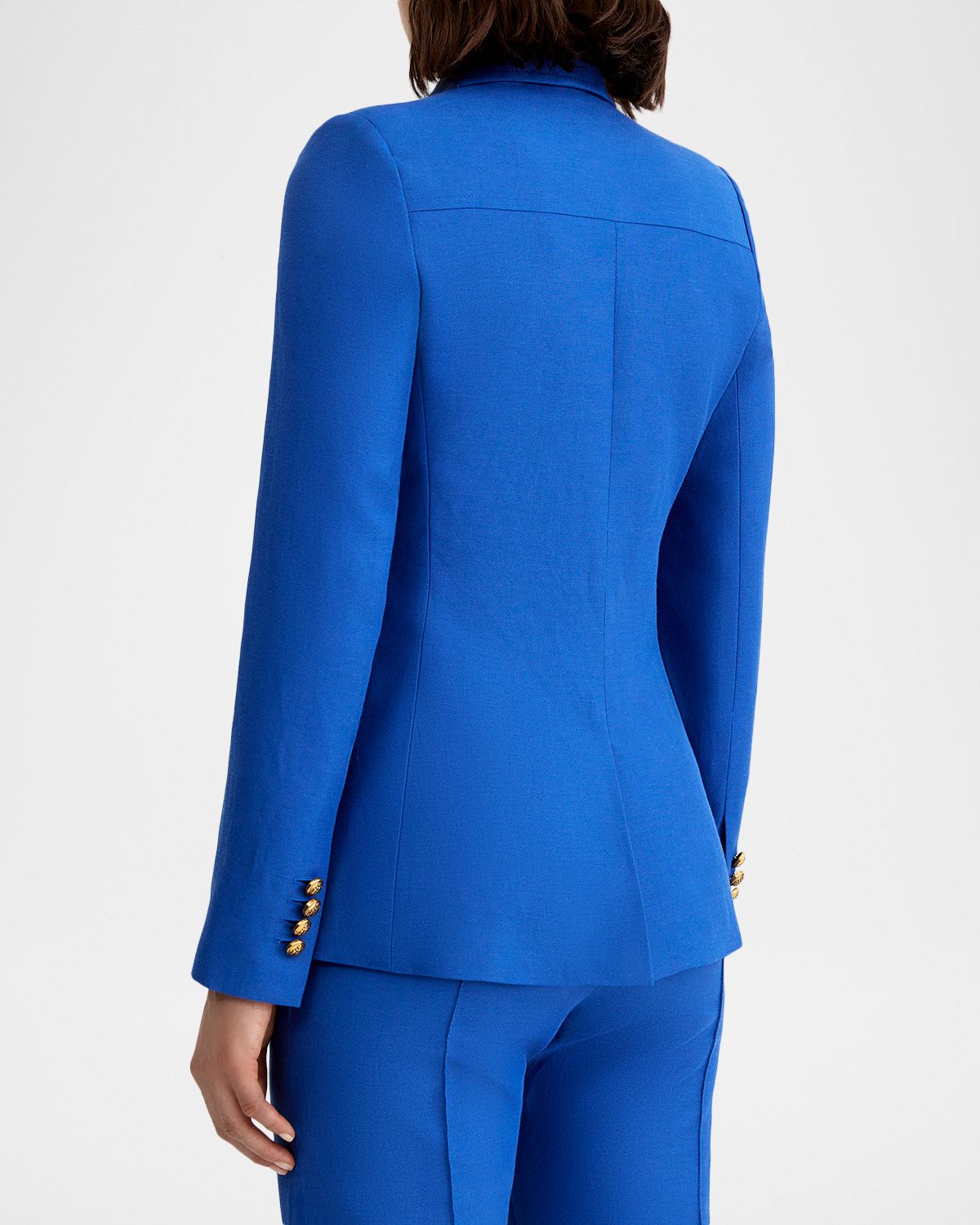 Smythe Single-Breasted Pintuck Blazer