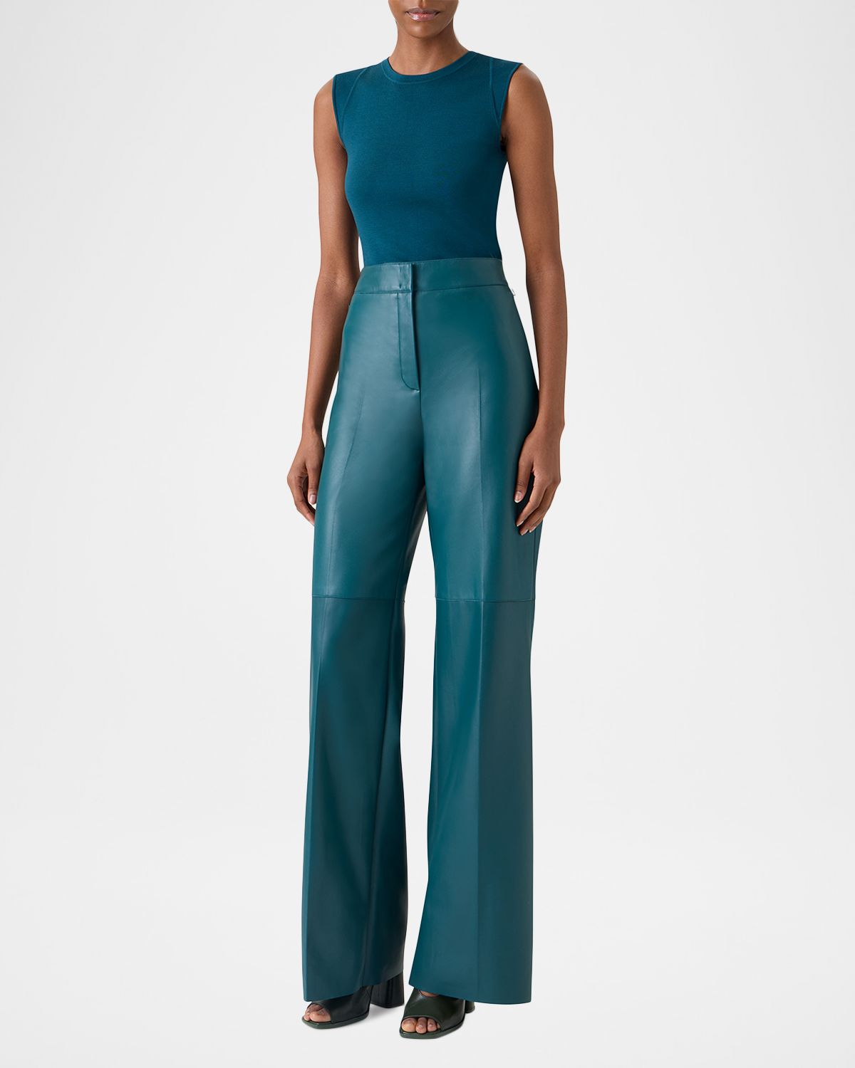 Akris Crewneck Stretch Silk Knit Top | Thumbnail 6 Akris Crewneck Stretch Silk Knit Top | Thumbnail 6