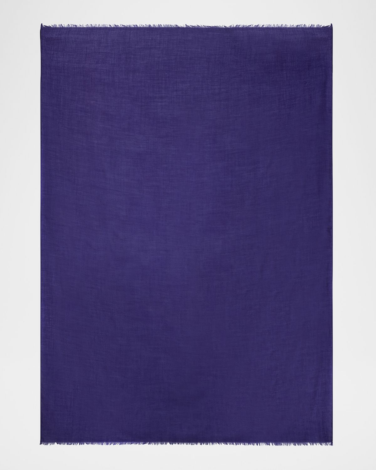 Akris Cashmere-Silk Fringe Trim Scarf