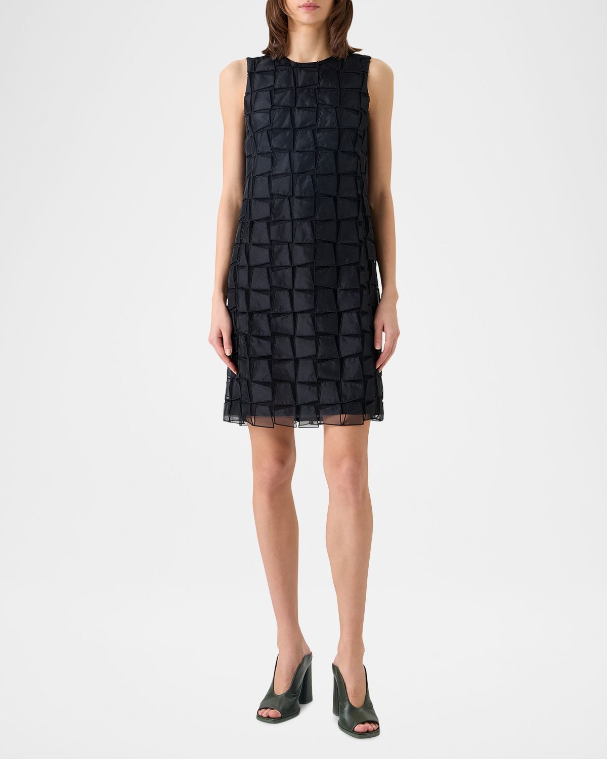Akris Embroidered Organza Sheath Dress | Thumbnail 6 Akris Embroidered Organza Sheath Dress | Thumbnail 6