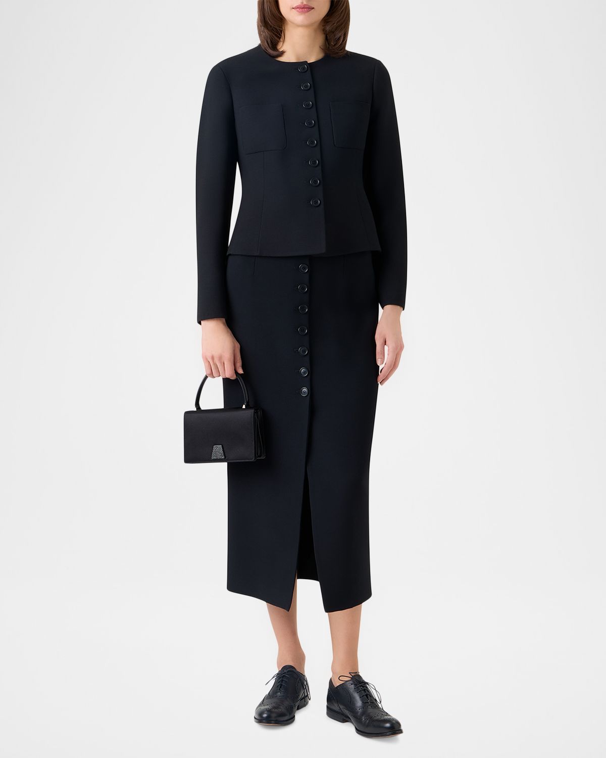 Akris Kelia Virgin Wool Short Jacket | Thumbnail 6