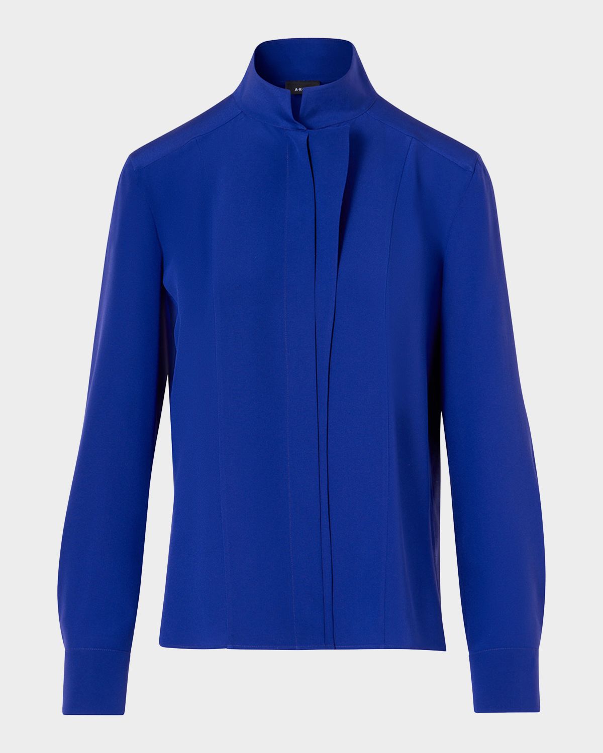 Akris Silk Crepe Asymmetric Blouse