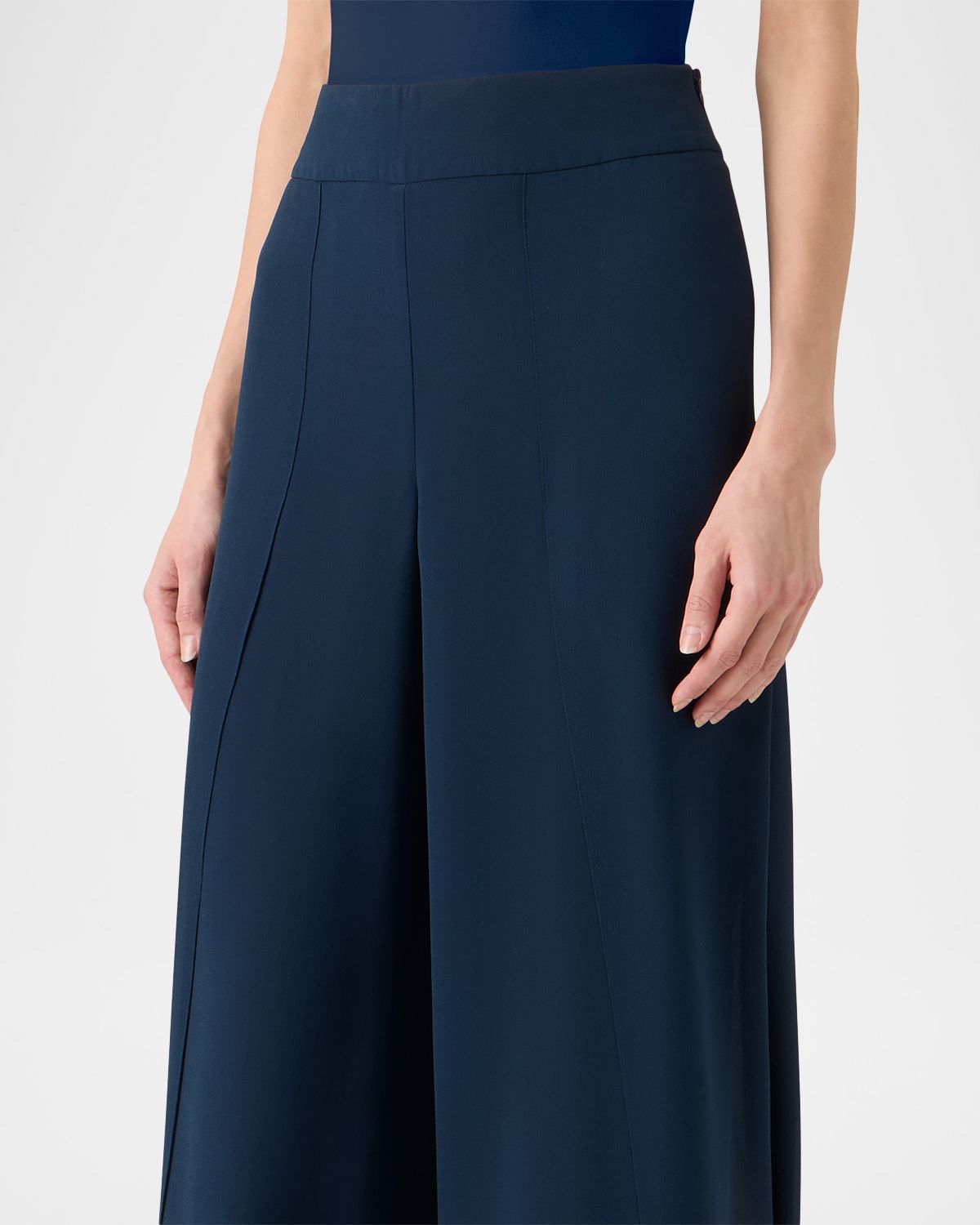 Akris Fellia Silk Georgette Flared Pants | Thumbnail 5 Akris Fellia Silk Georgette Flared Pants | Thumbnail 5