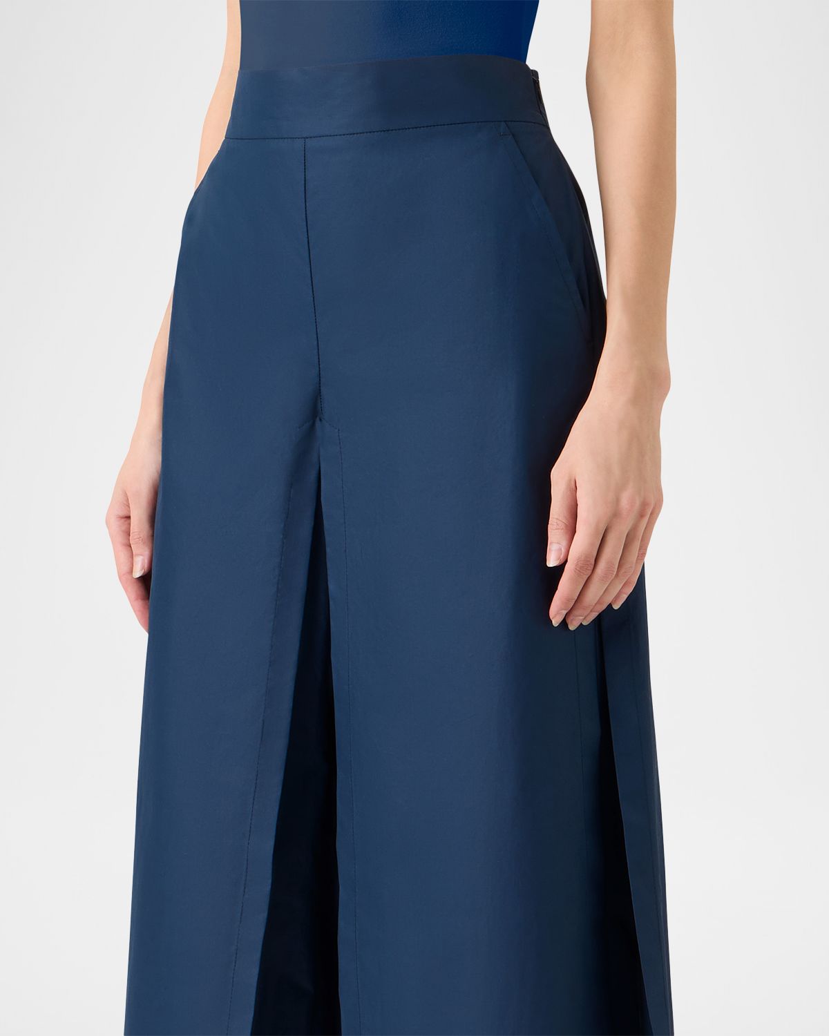 Akris Chiyoko Cotton Poplin Double-Layer Pants | Thumbnail 5