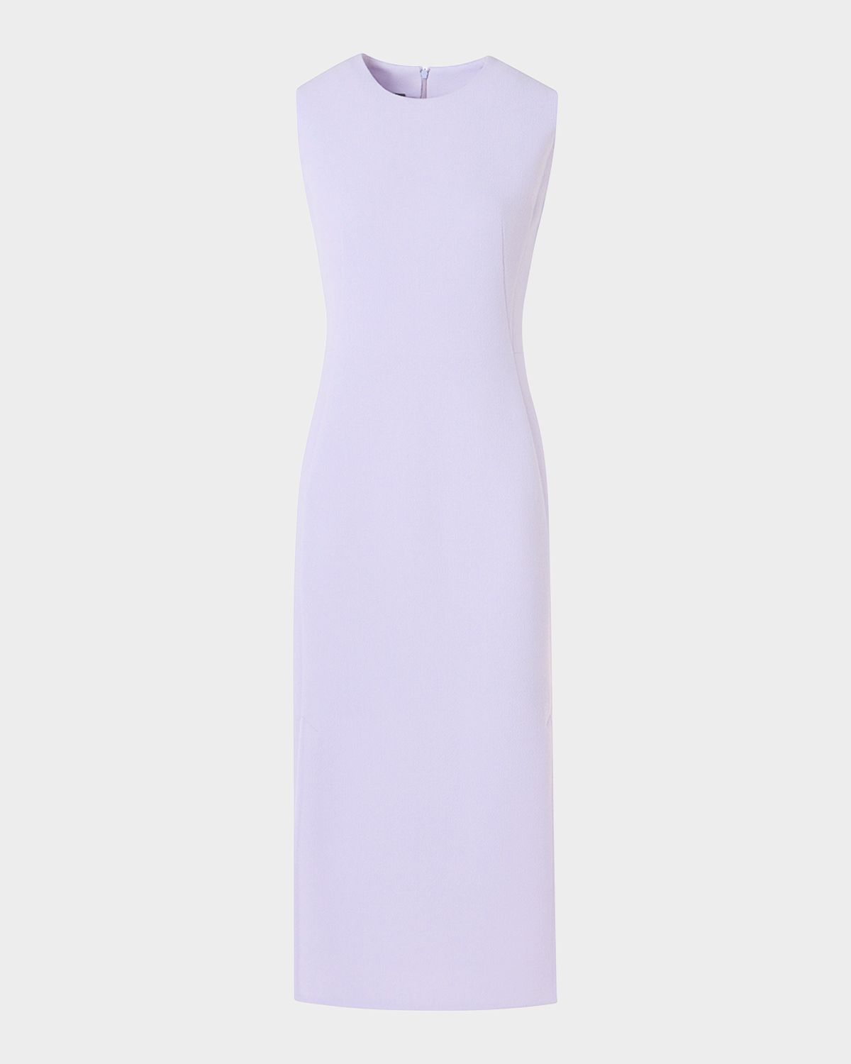 Akris Wool Crepe Sleeveless Sheath Dress