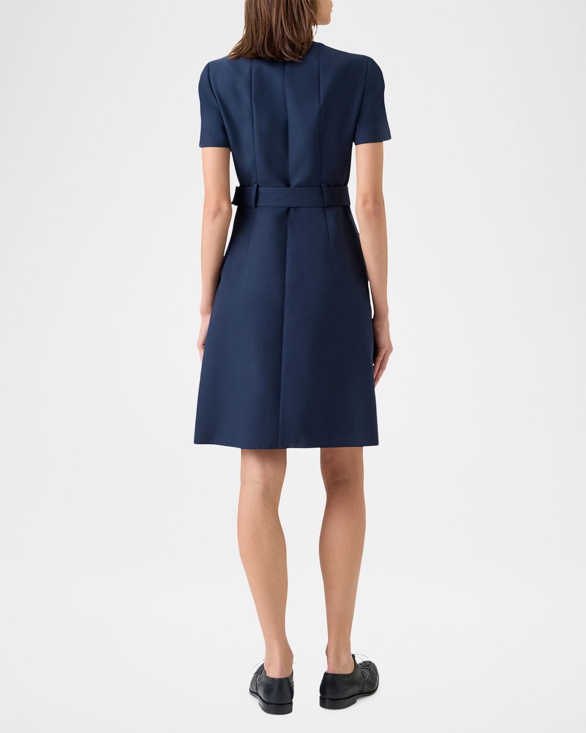 Akris Cotton-Blend Zip-Up Belted Jacket | Thumbnail 3 Akris Cotton-Blend Zip-Up Belted Jacket | Thumbnail 3