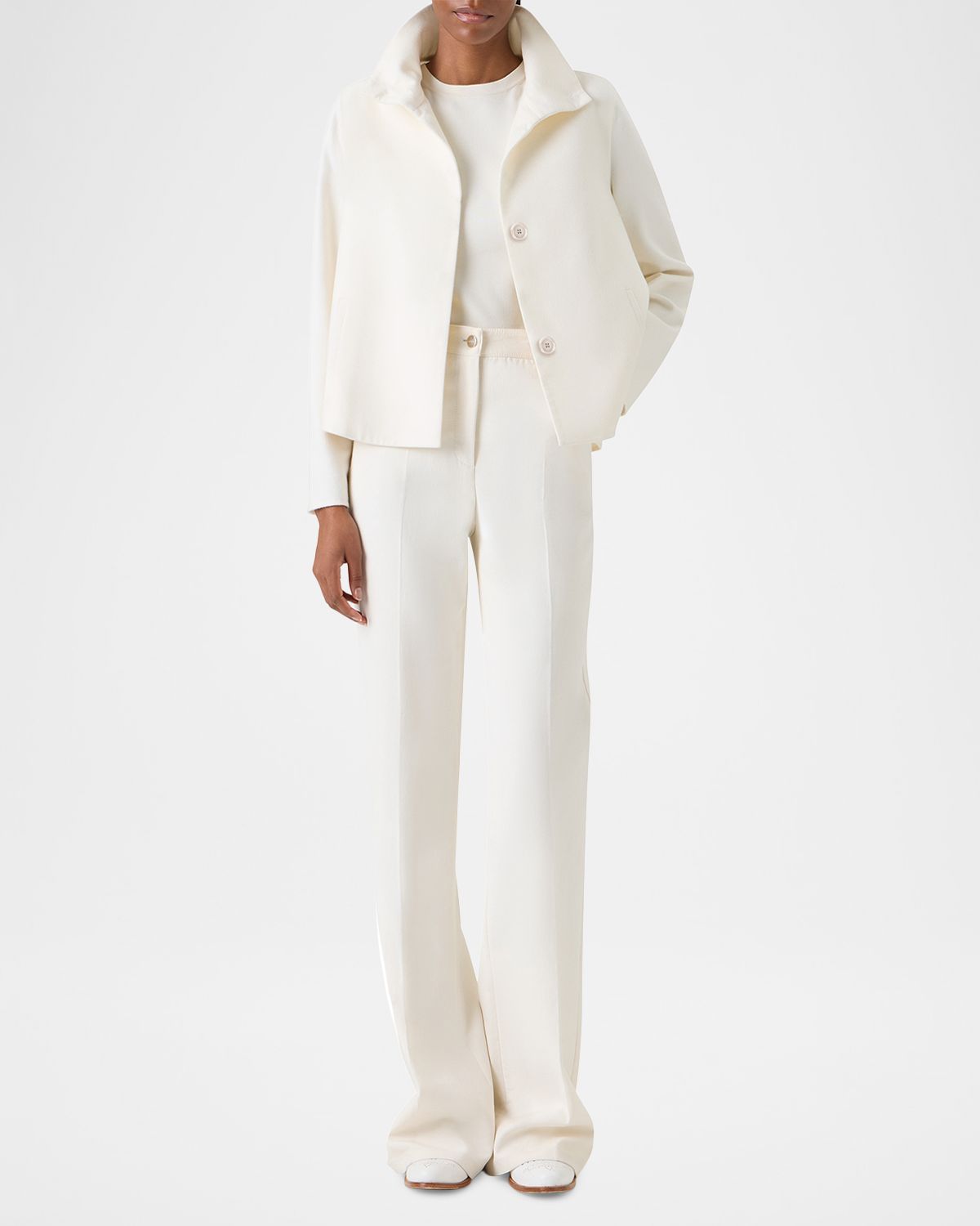 Akris Castro Cashmere Stand-Collar Jacket | Thumbnail 6 Akris Castro Cashmere Stand-Collar Jacket | Thumbnail 6