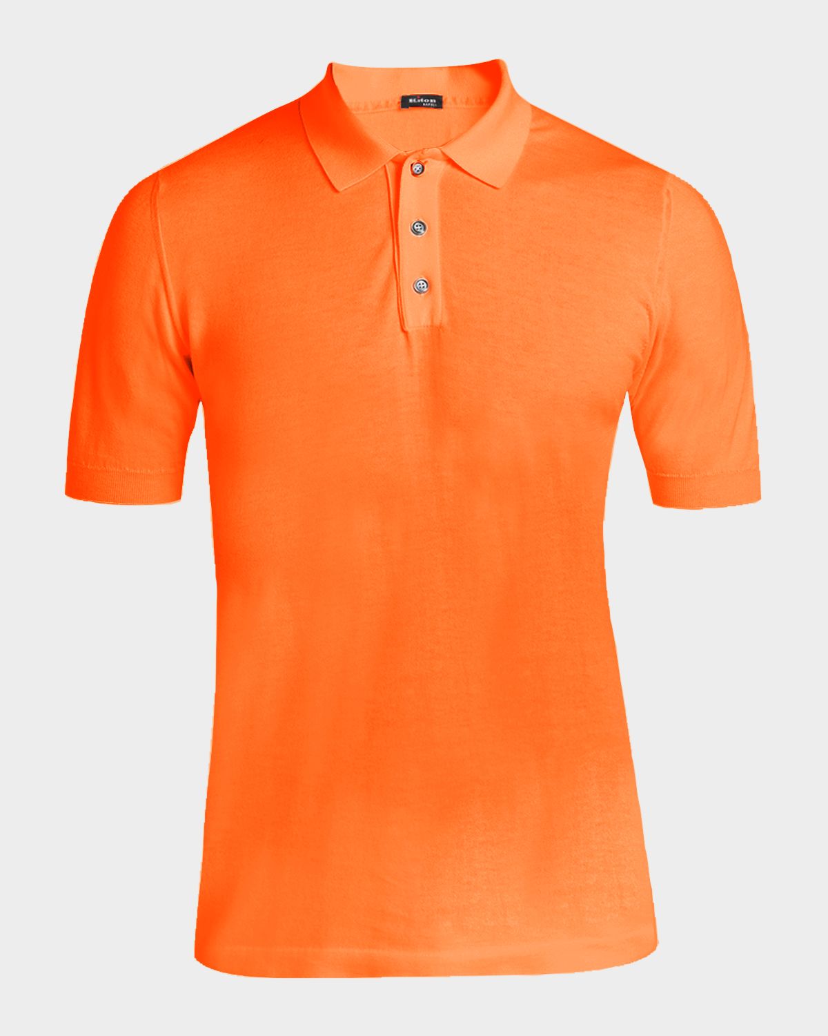 Kiton Men 's Cotton Classic-Fit Polo Shirt